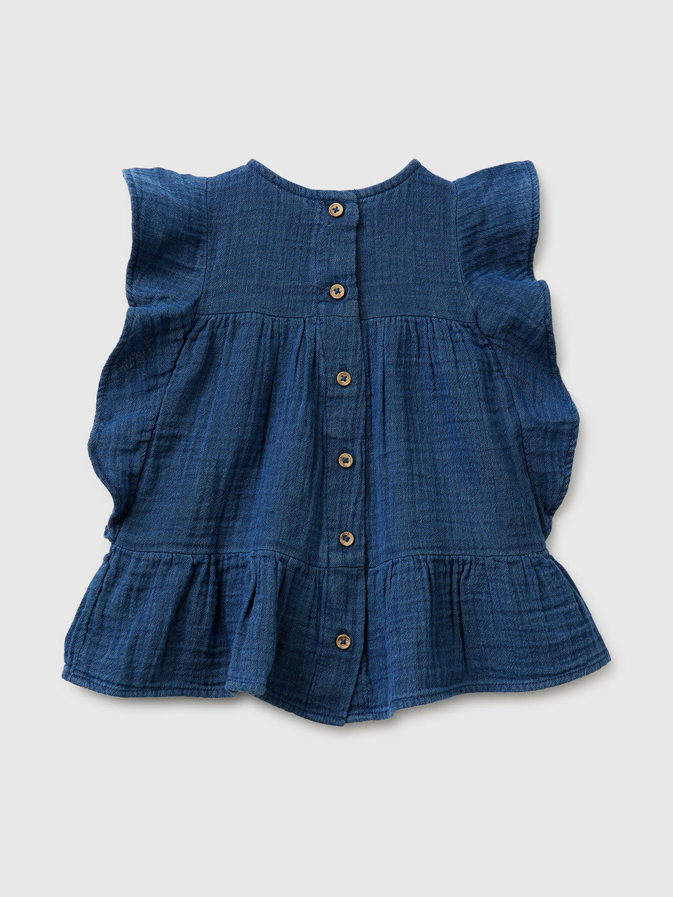 Gauze dress with ruffle - ucb_image_BS