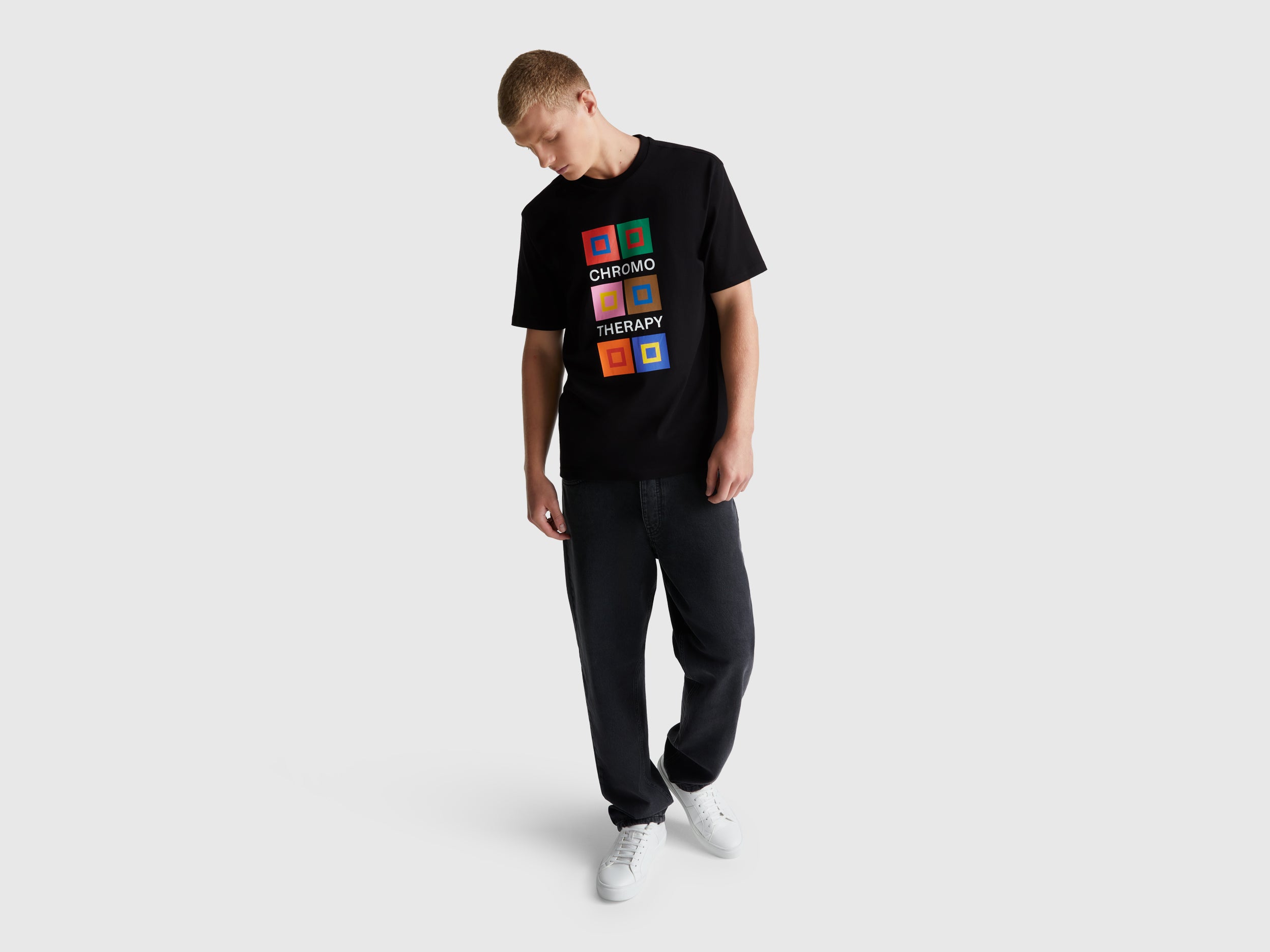 T-shirt relaxed fit com estampa - ucb_image_FY