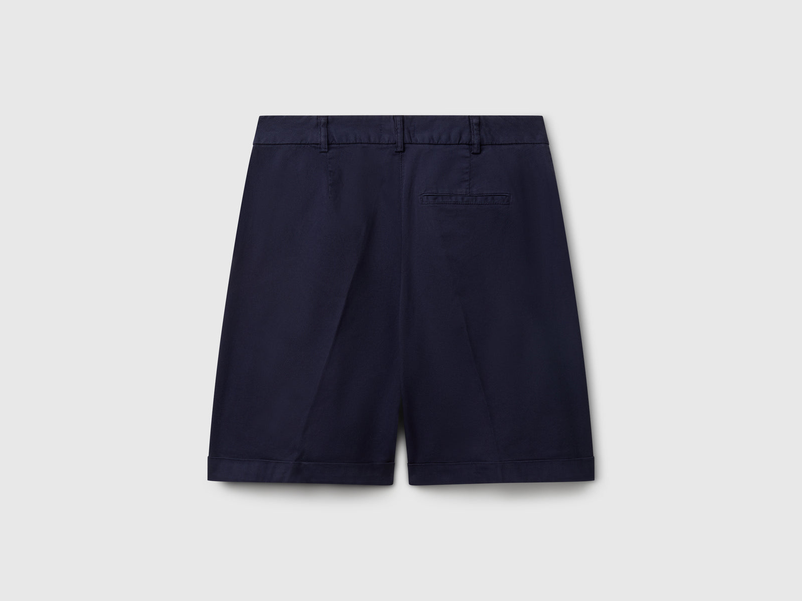 Bermudas with cuff in stretch cotton - ucb_image_BS