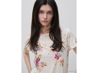 T-shirt floral em mistura de linho - ucb_image_FY