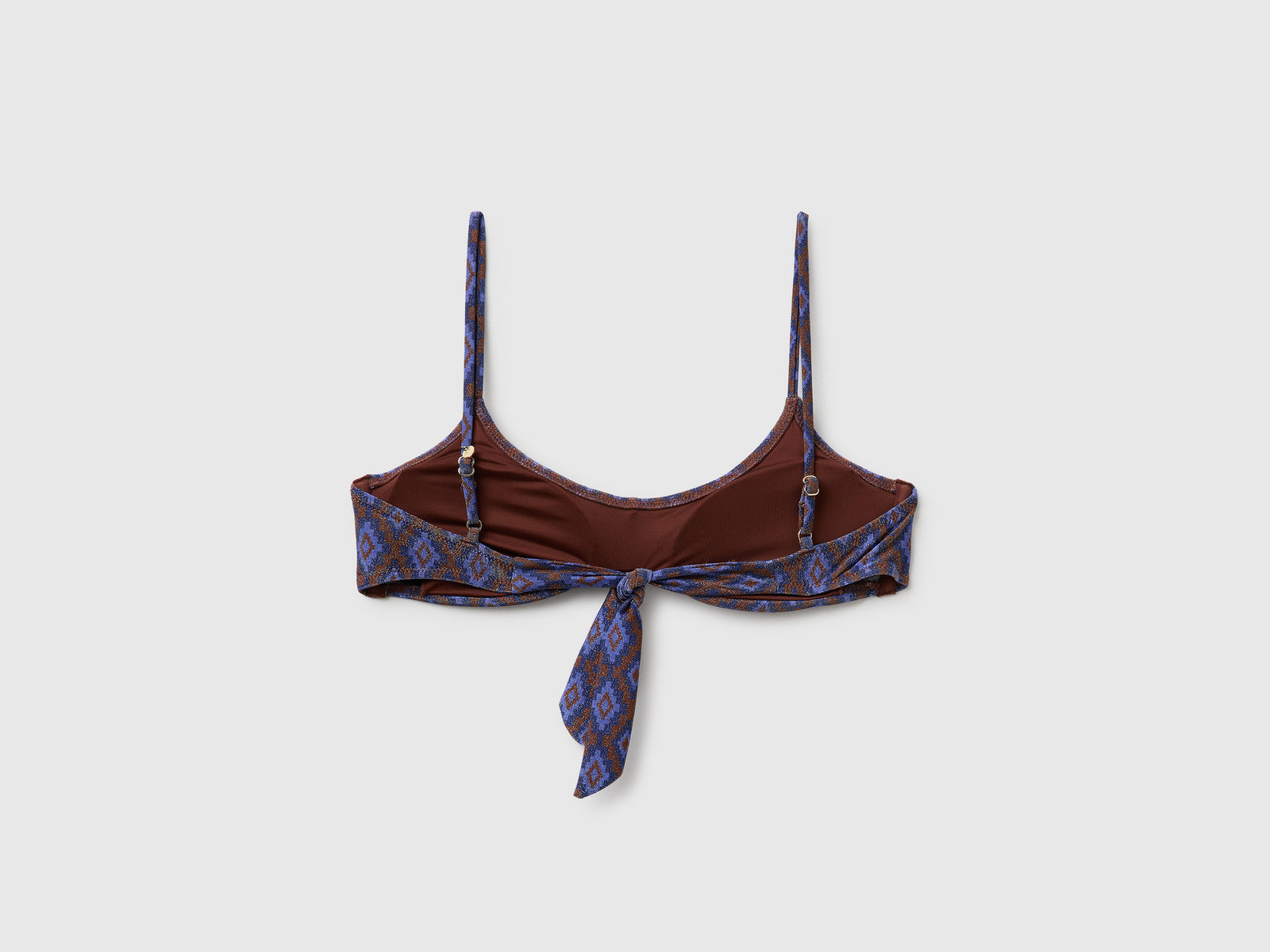 Brassiere de biquíni com estampado étnico e lurex - ucb_image_BS