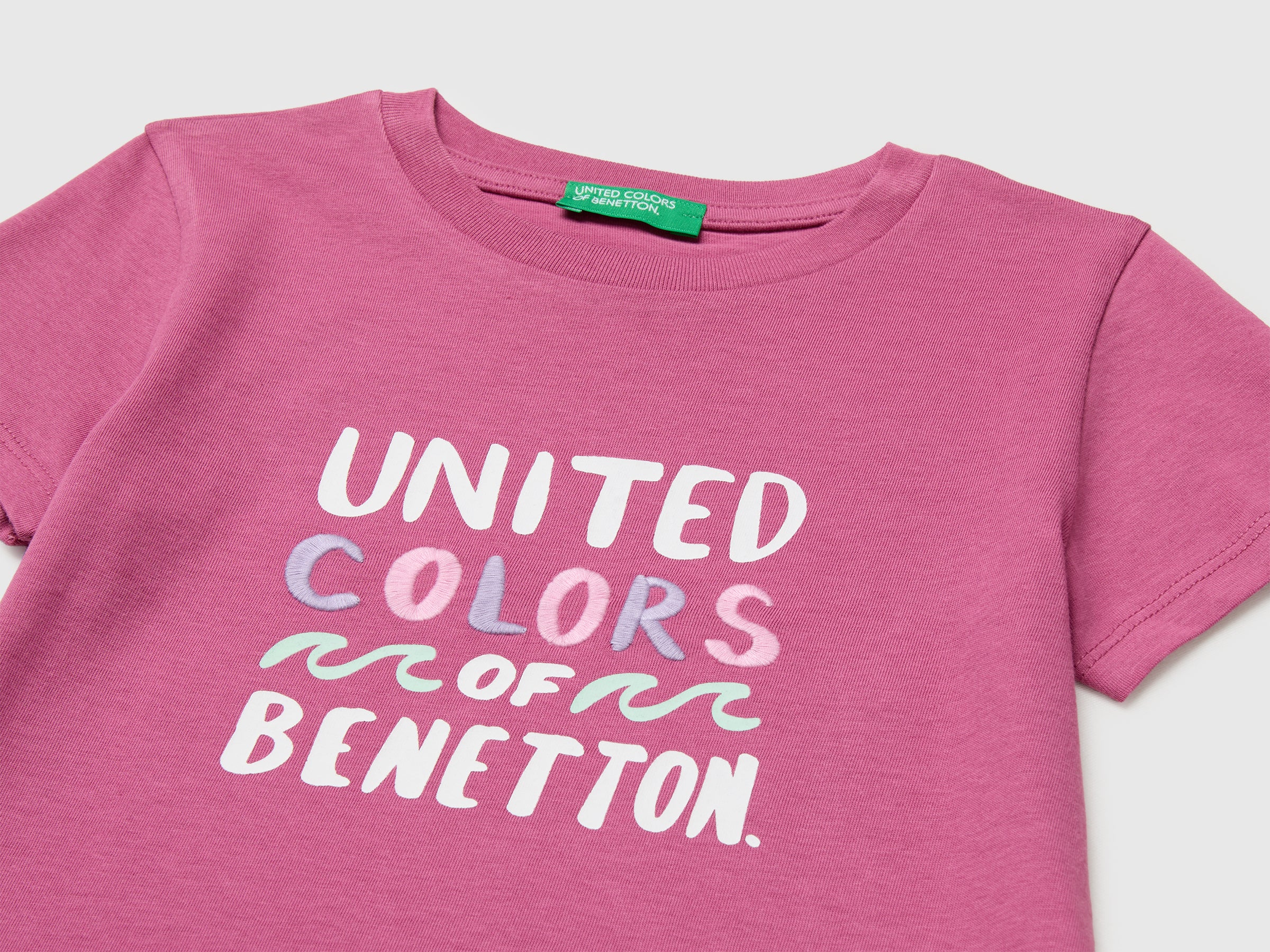 T-shirt with print and embroidery - ucb_image_DS1