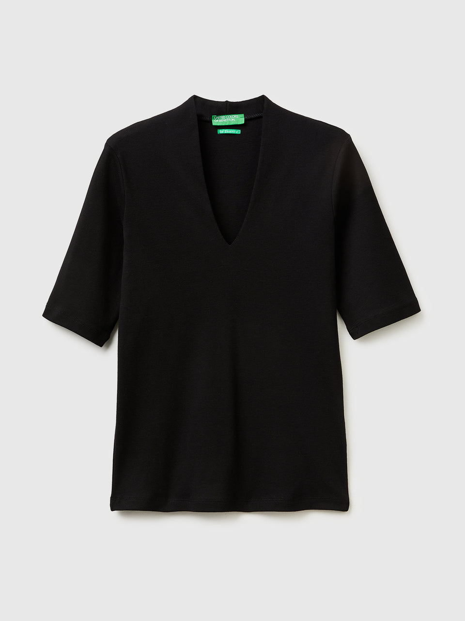 T-shirt slim fit em algodão de fibra longa - ucb_image_FS