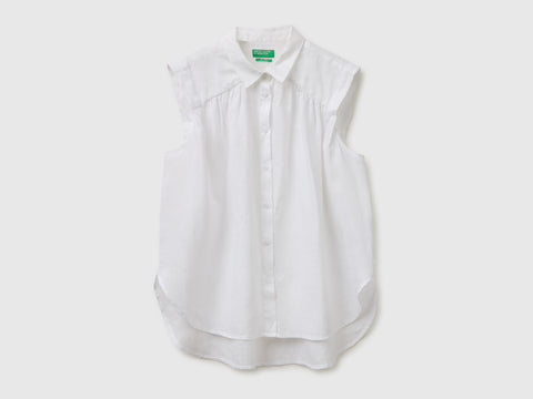 100% linen sleeveless blouse - ucb_image_FS
