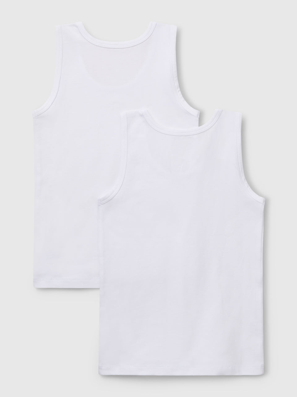 Duas t-shirts sem mangas em algodão orgânico stretch - ucb_image_BS