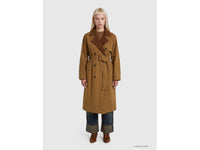 Trench coat com detalhes em veludo canelado - ucb_image_FY