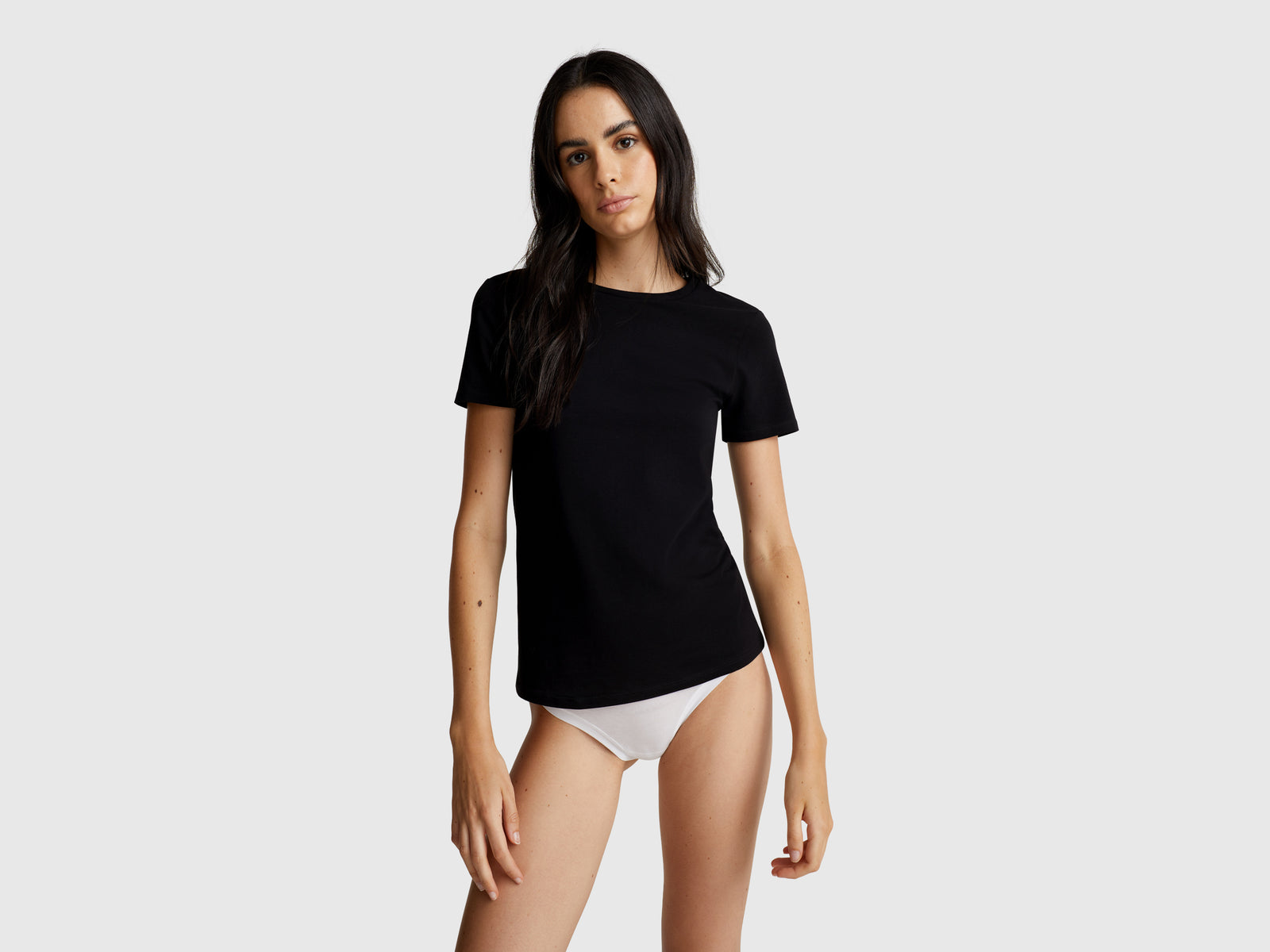 T-shirt in super stretch cotton - ucb_image_F