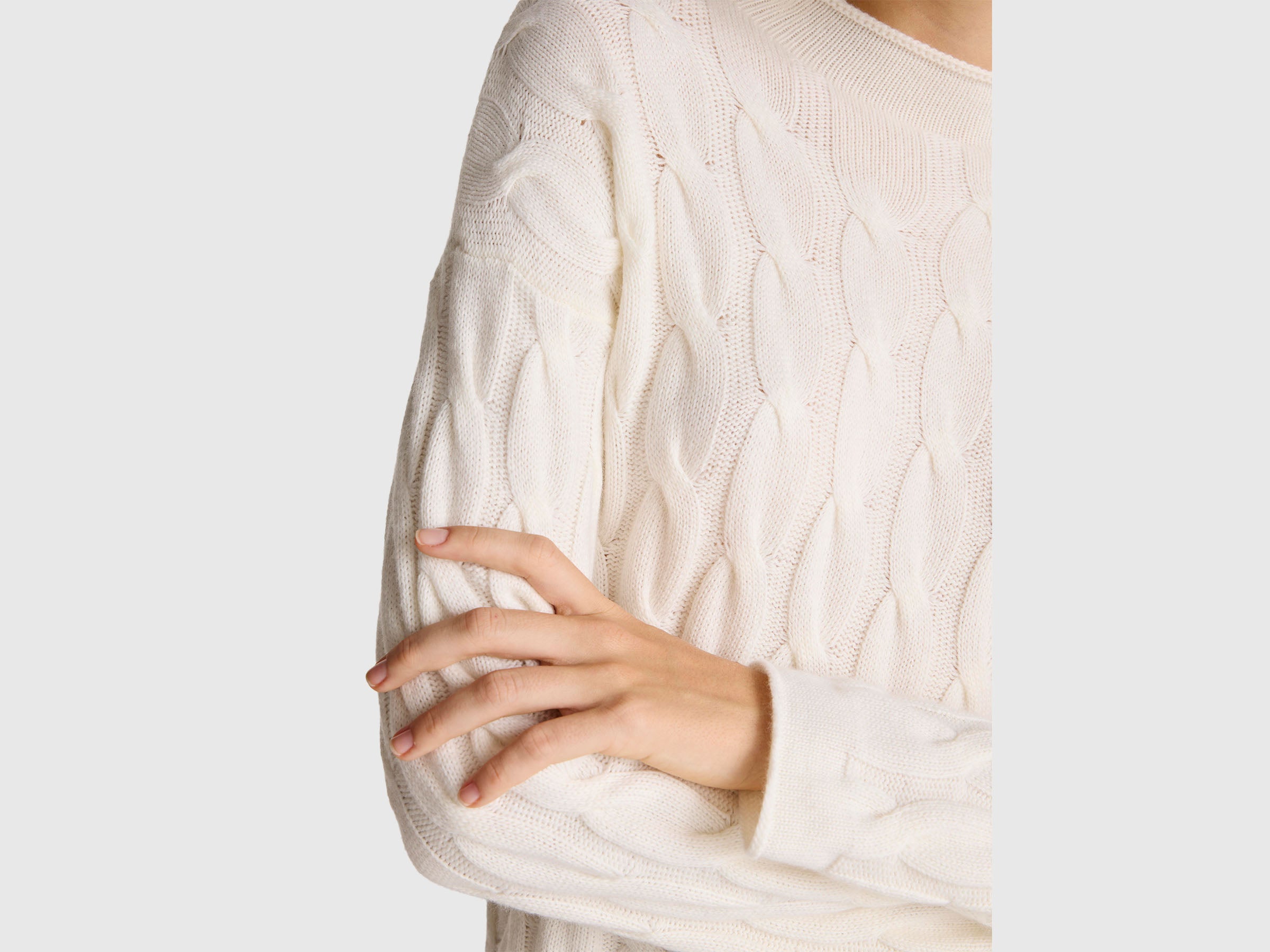 Camisola com tranças em mistura de caxemira - ucb_image_FY