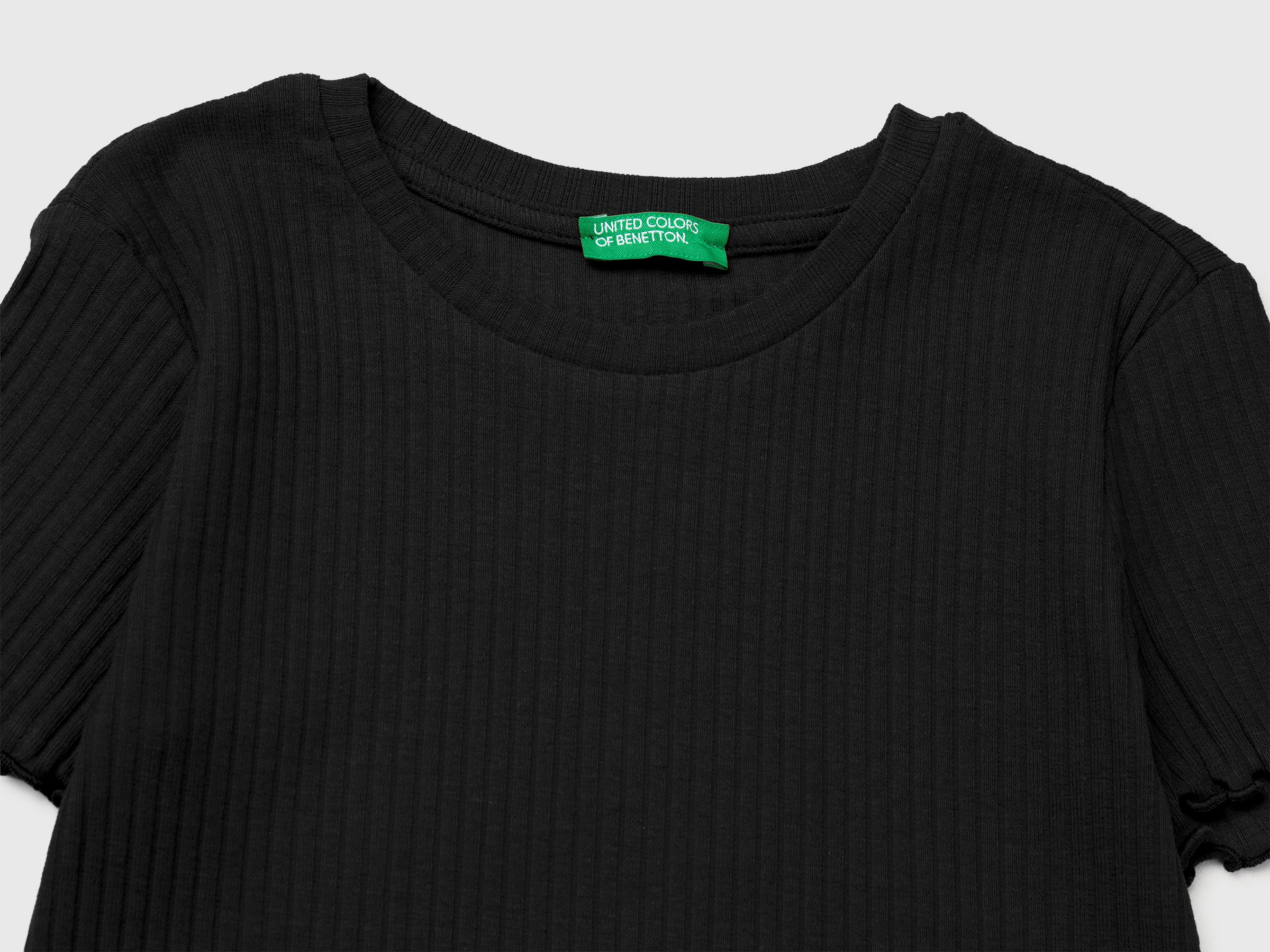 Slim fit ribbed t-shirt - ucb_image_DS1
