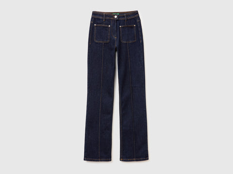 Flare jeans with ribbing - ucb_image_FS