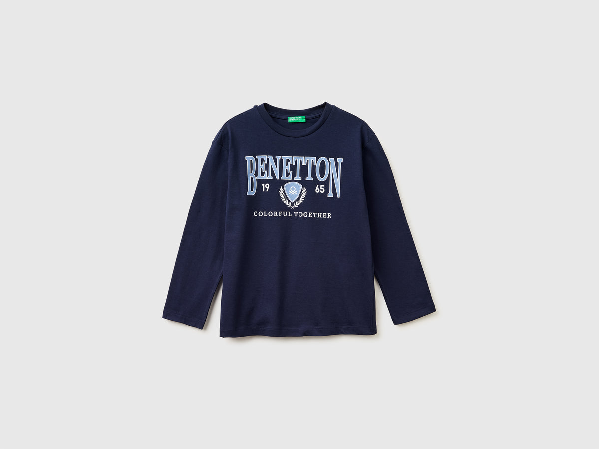 T-shirt in organic cotton with logo print - ucb_image_FS