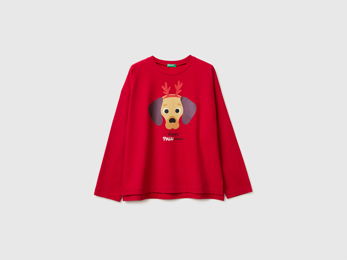 T-shirt de Natal com estampa cachorrinho - ucb_image_FS