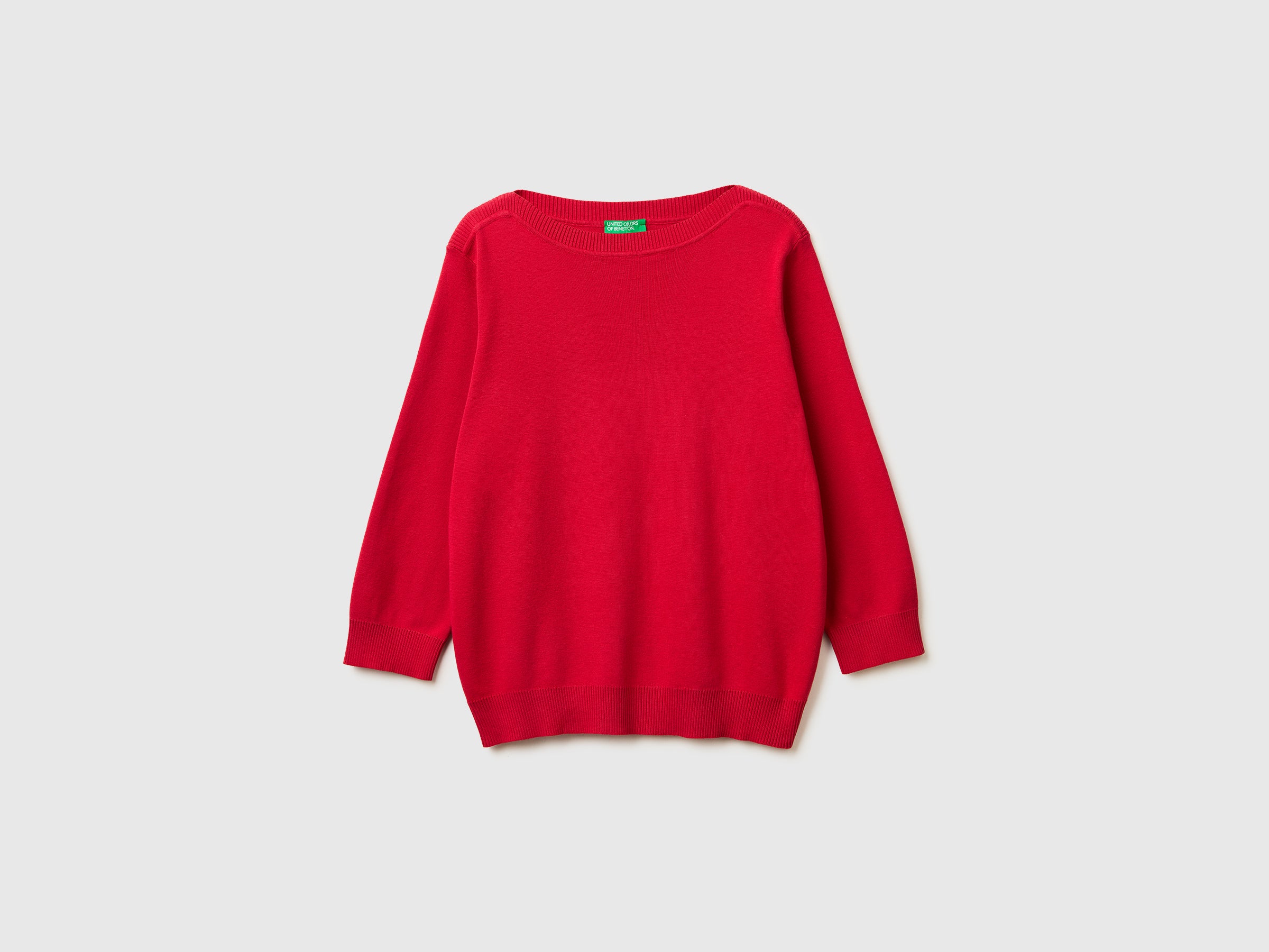 Camisola vermelho morango com decote à barco - ucb_image_FS