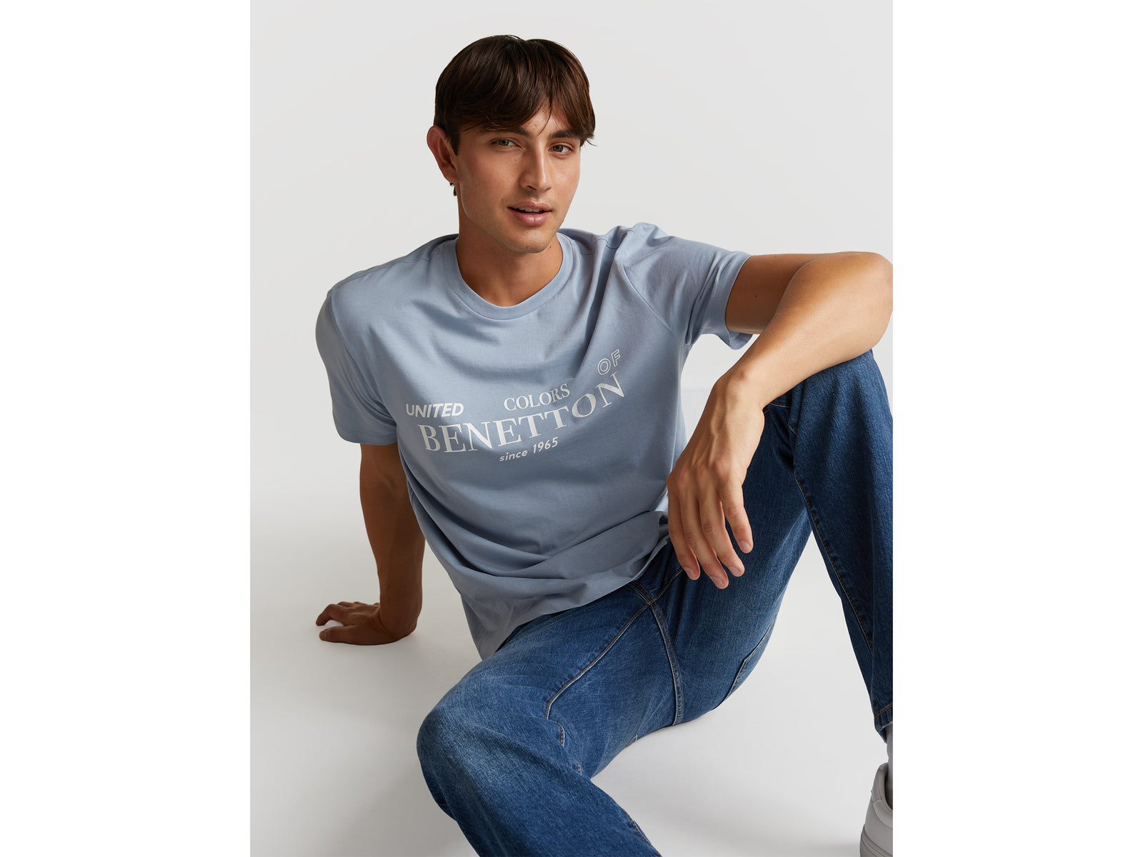 T-shirt in cotton with logo