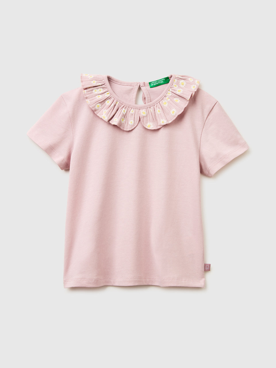 T-shirt com folhos na gola - ucb_image_FS