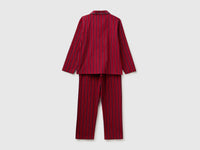 Pijama aberto em flanela às riscas - ucb_image_BS