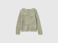 Openwork sweater with flowers - ucb_image_FS