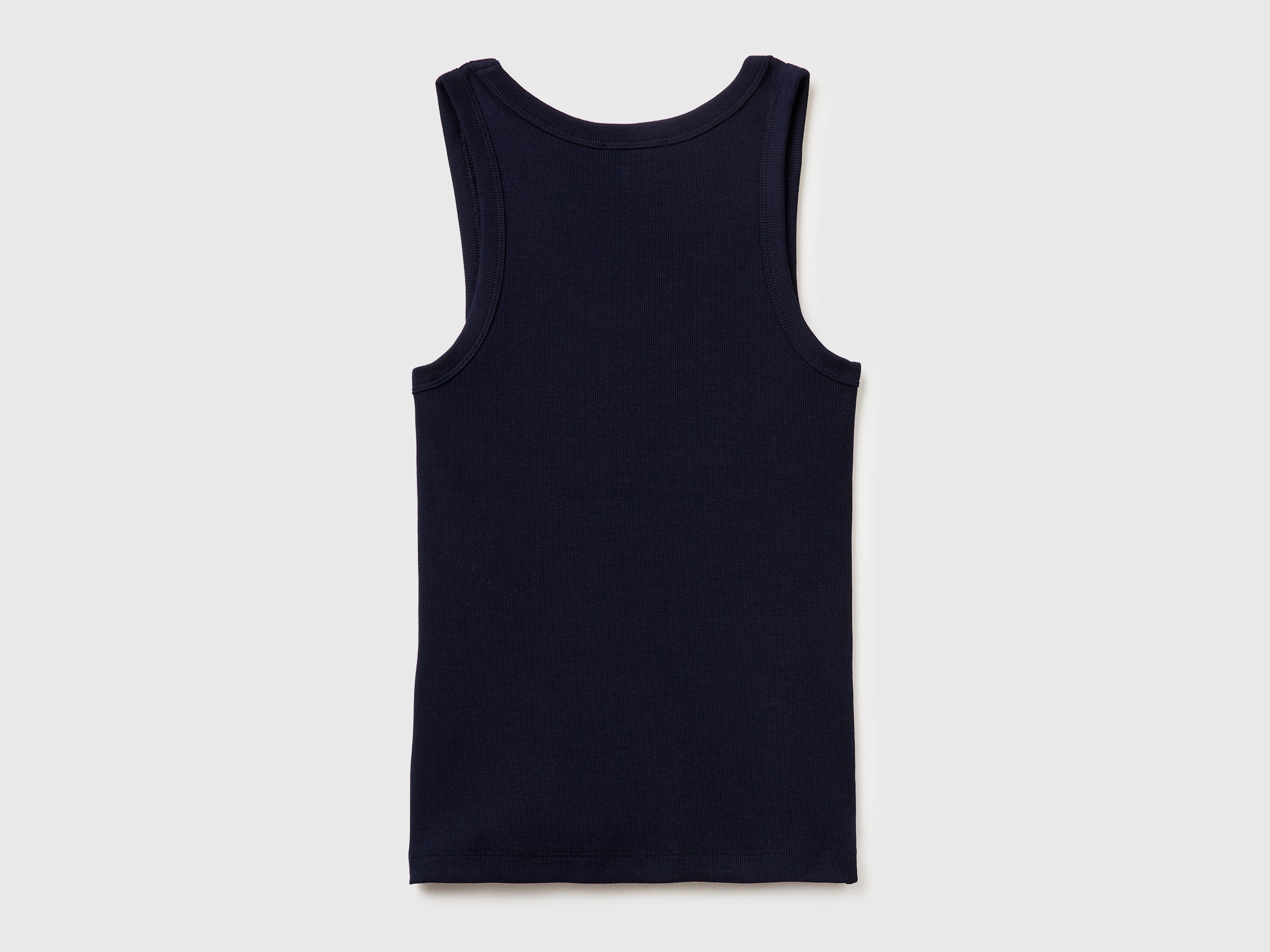 Wide-neck ribbed tank top - ucb_image_BS