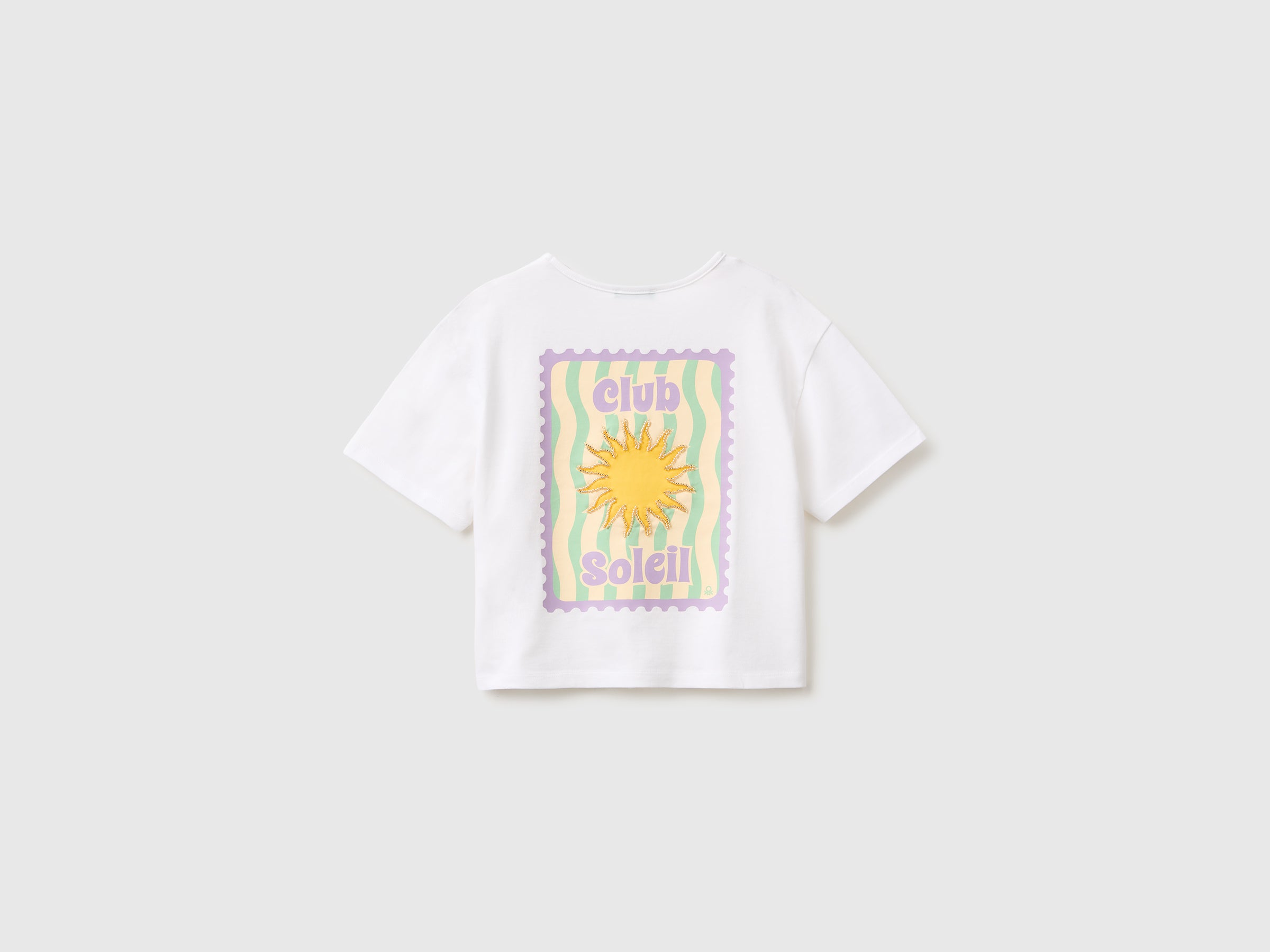 T-shirt with print and beads - ucb_image_BS