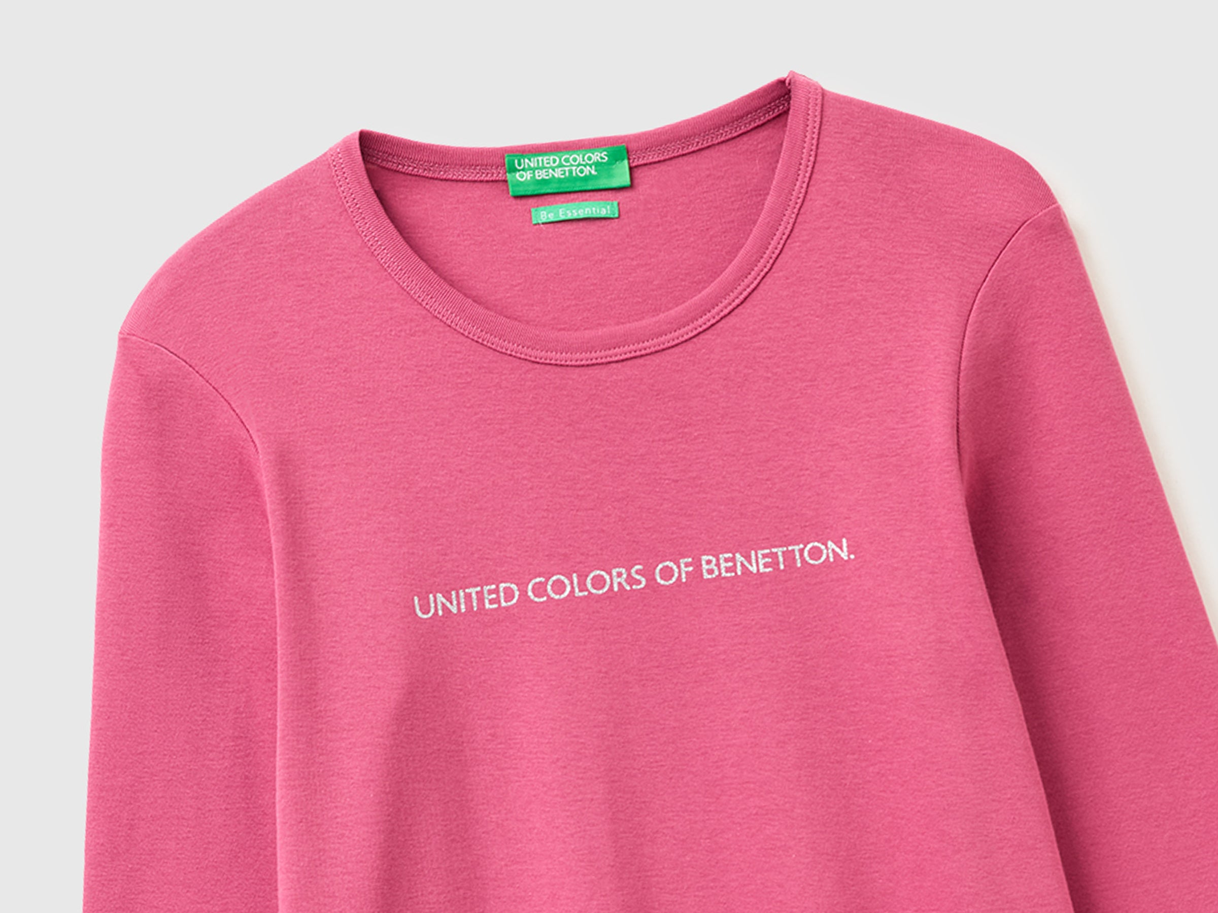 Long sleeve t-shirt with glitter logo - ucb_image_DS1