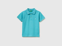 Short-sleeved polo in pure cotton - ucb_image_FS