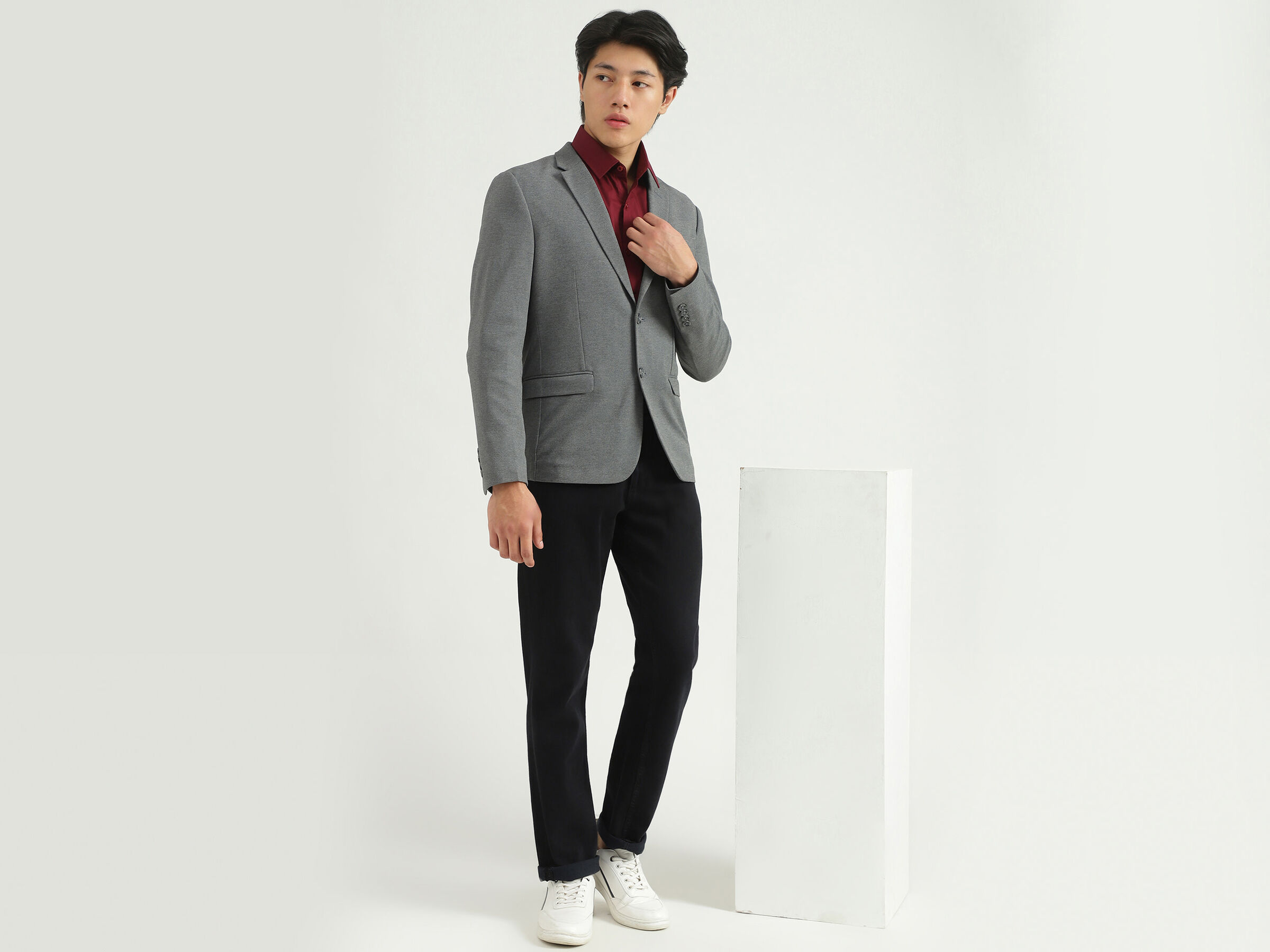CORE KNIT BLAZER image number 4