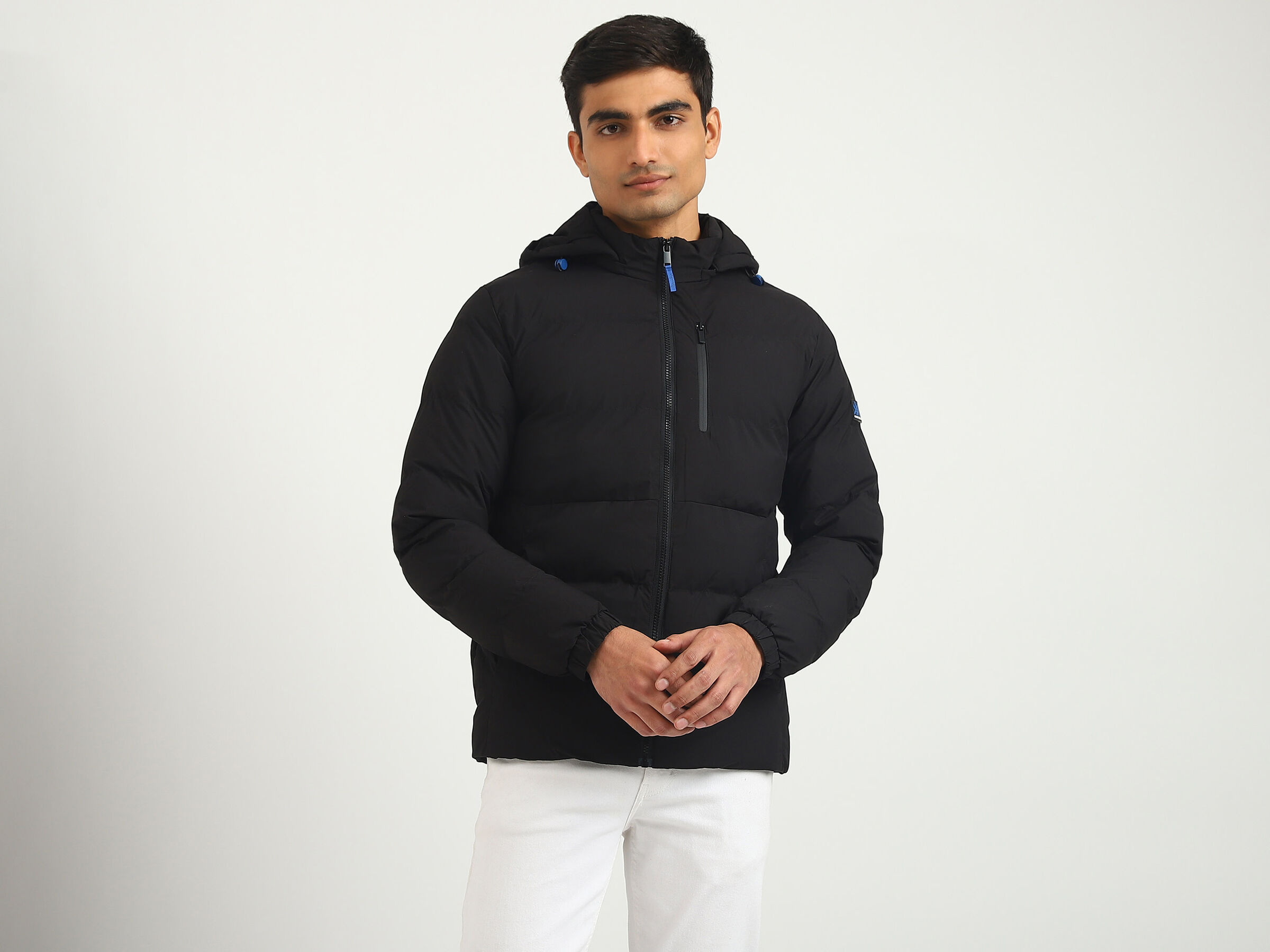 SOFT PUFFER HOODED JACKET image number 0