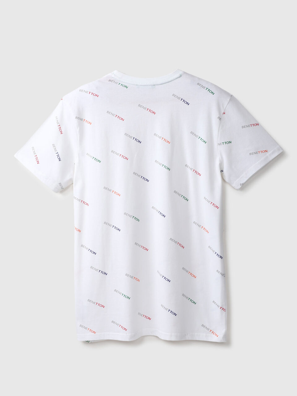 DIAGONAL BENETTON AOP TEE image number 2