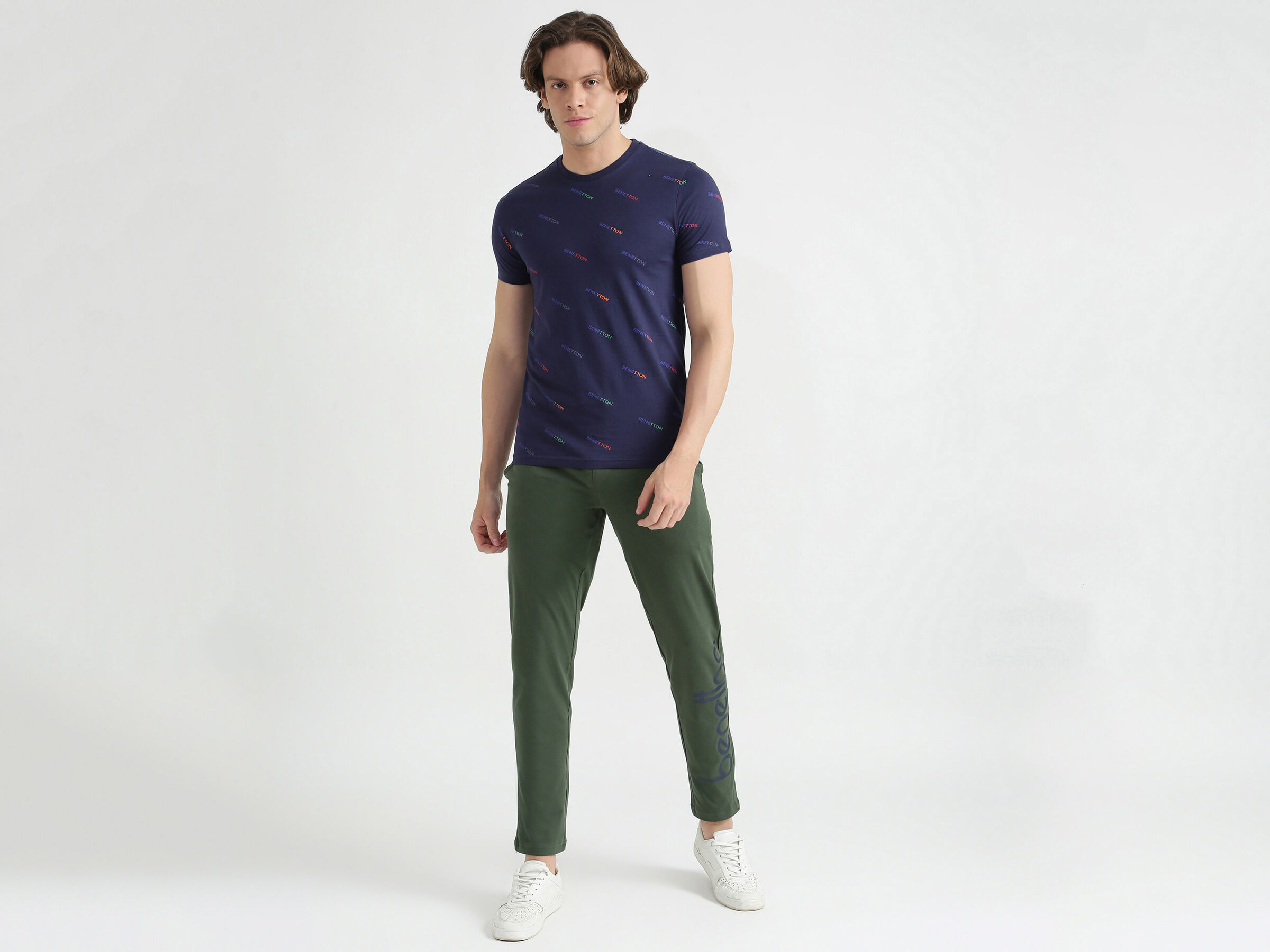 Short Sleeve Printed Round Neck T-Shirt image number 3