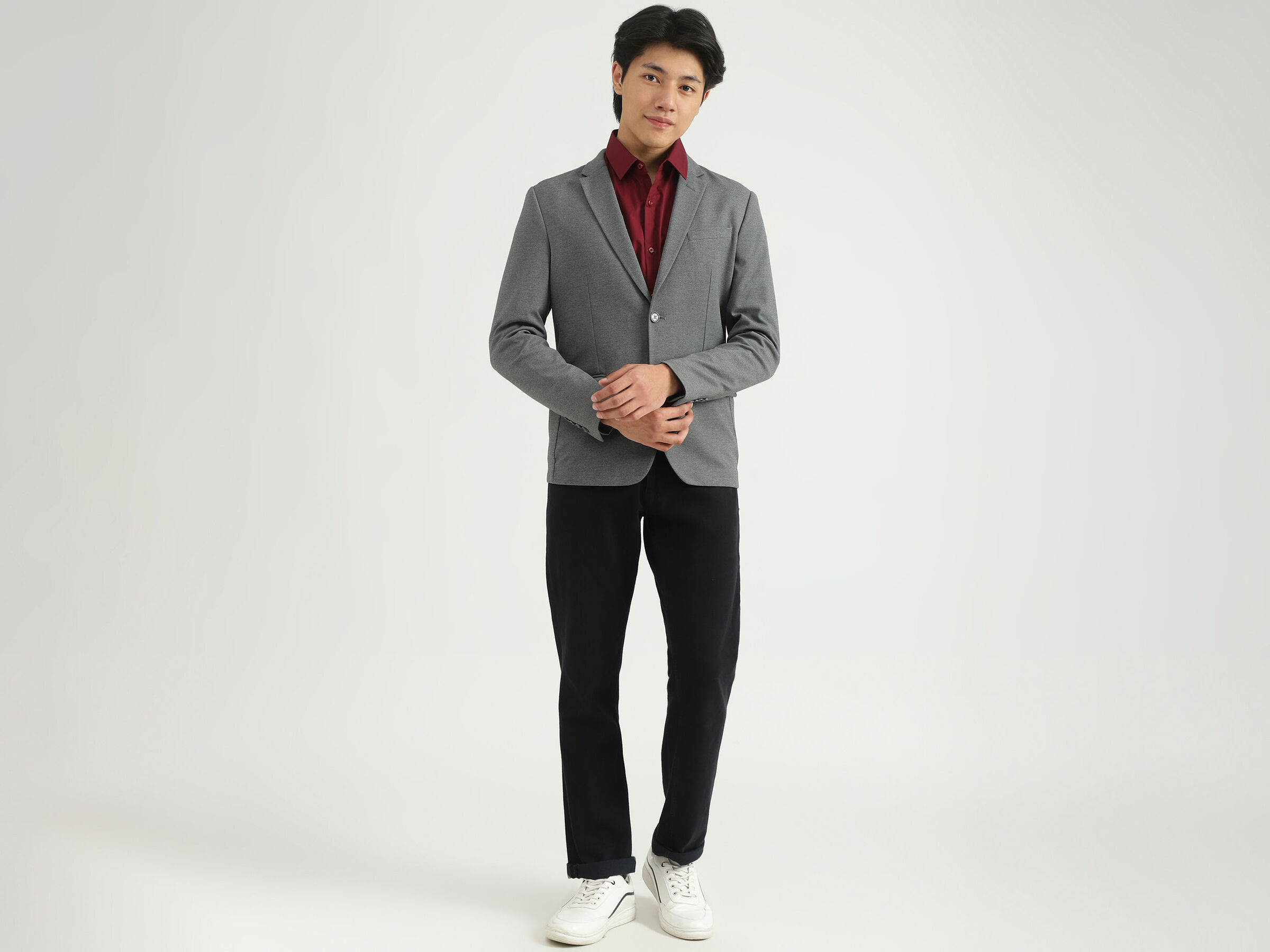 CORE KNIT BLAZER image number 3
