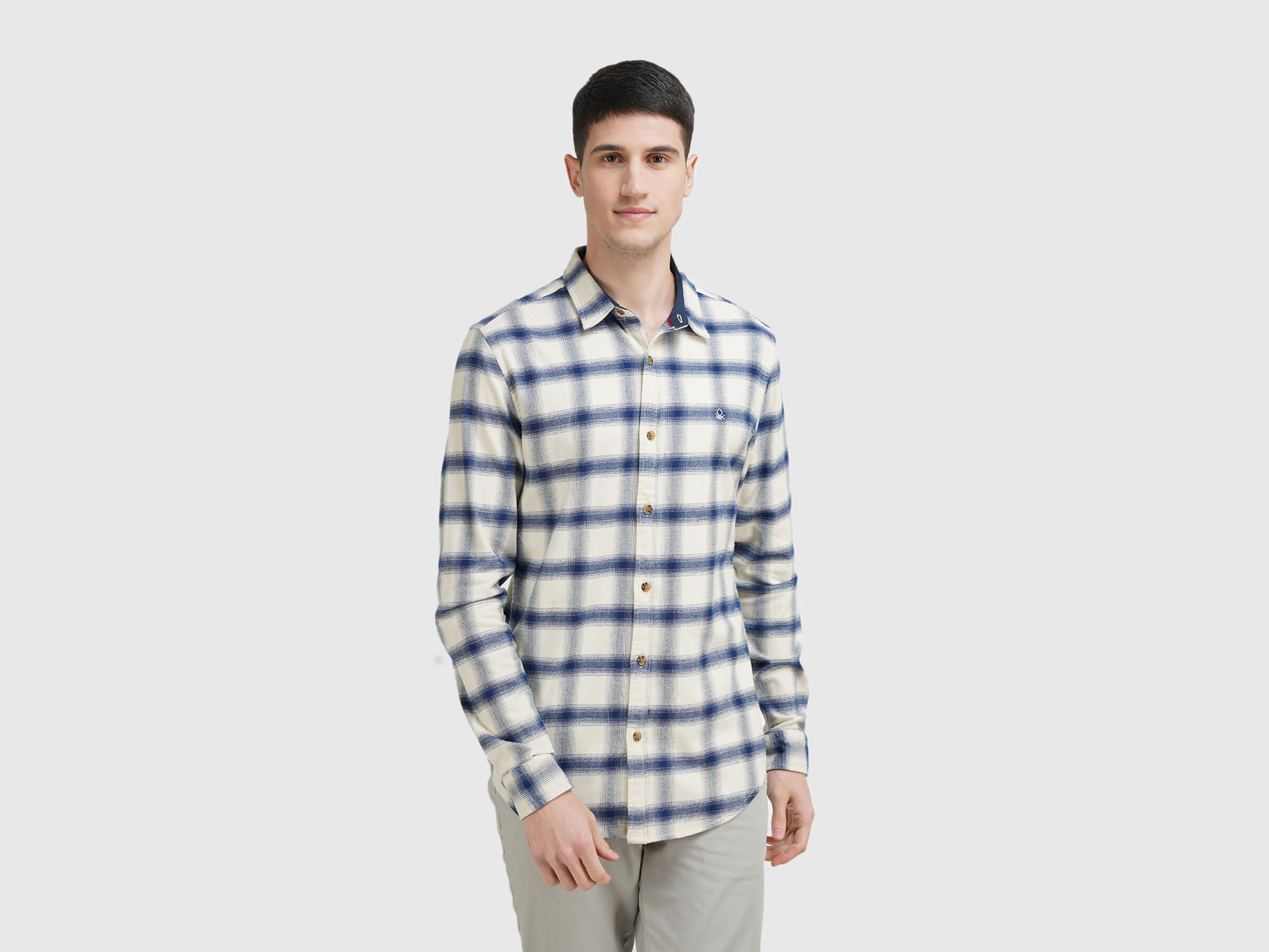 Full Sleeve Stretch Flannel.Shirt image number 0