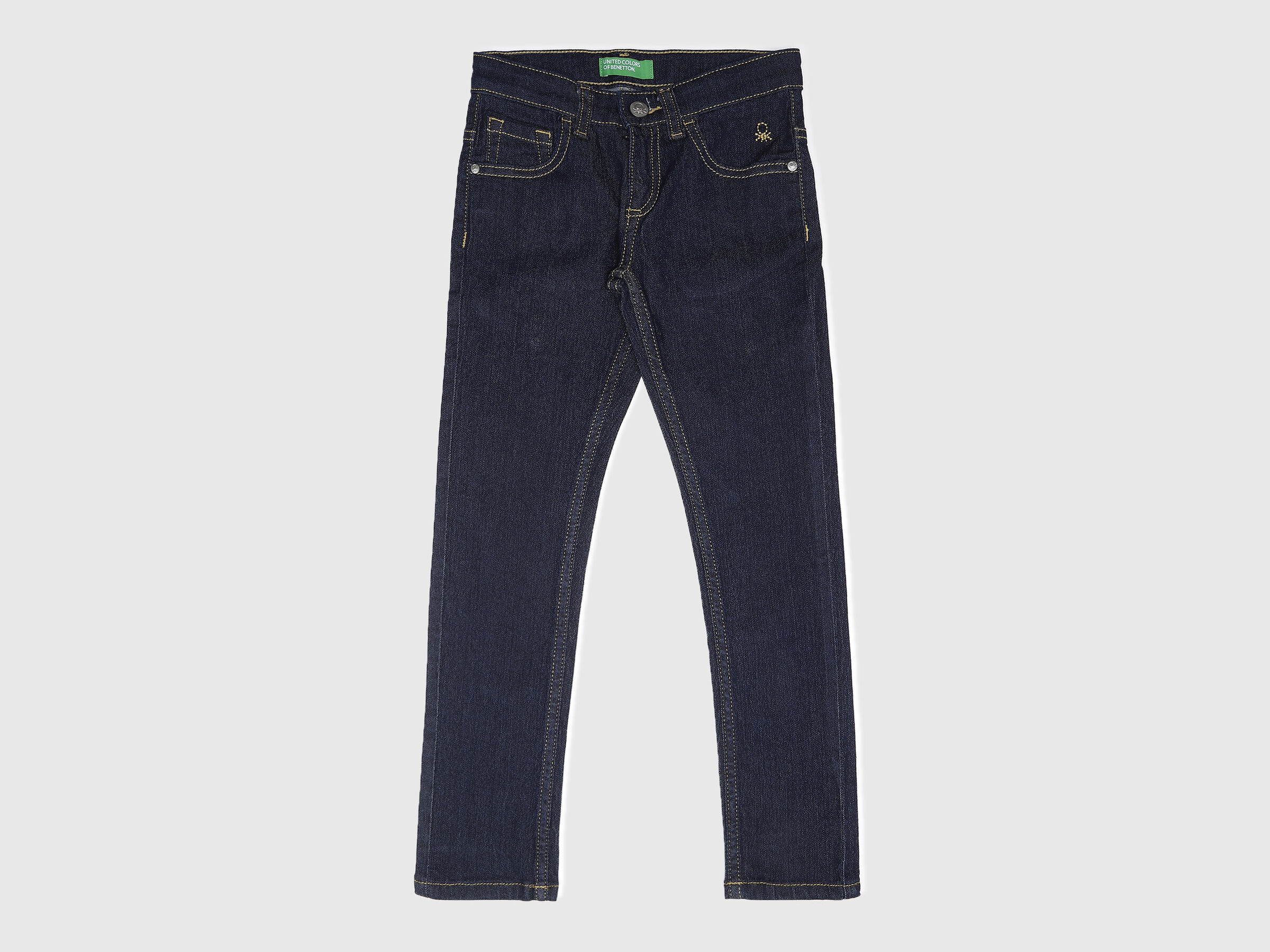 Rinse Wash Navy Denim-Solid image number 0