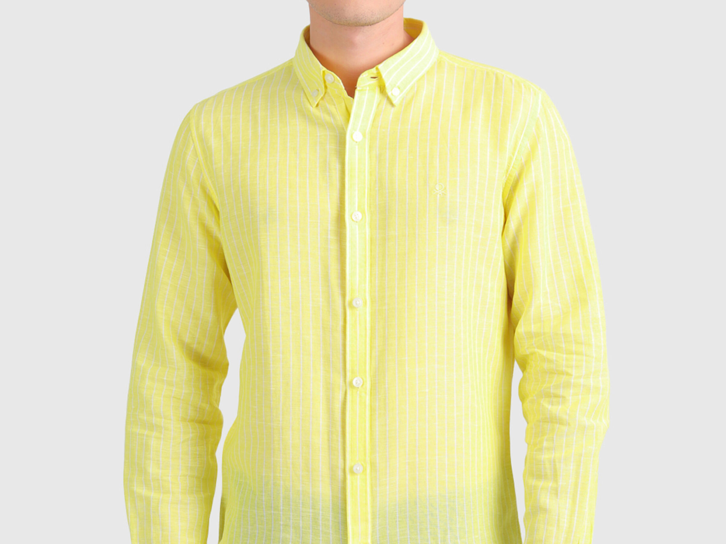 Linen Blend Stripe Shirt image number 0