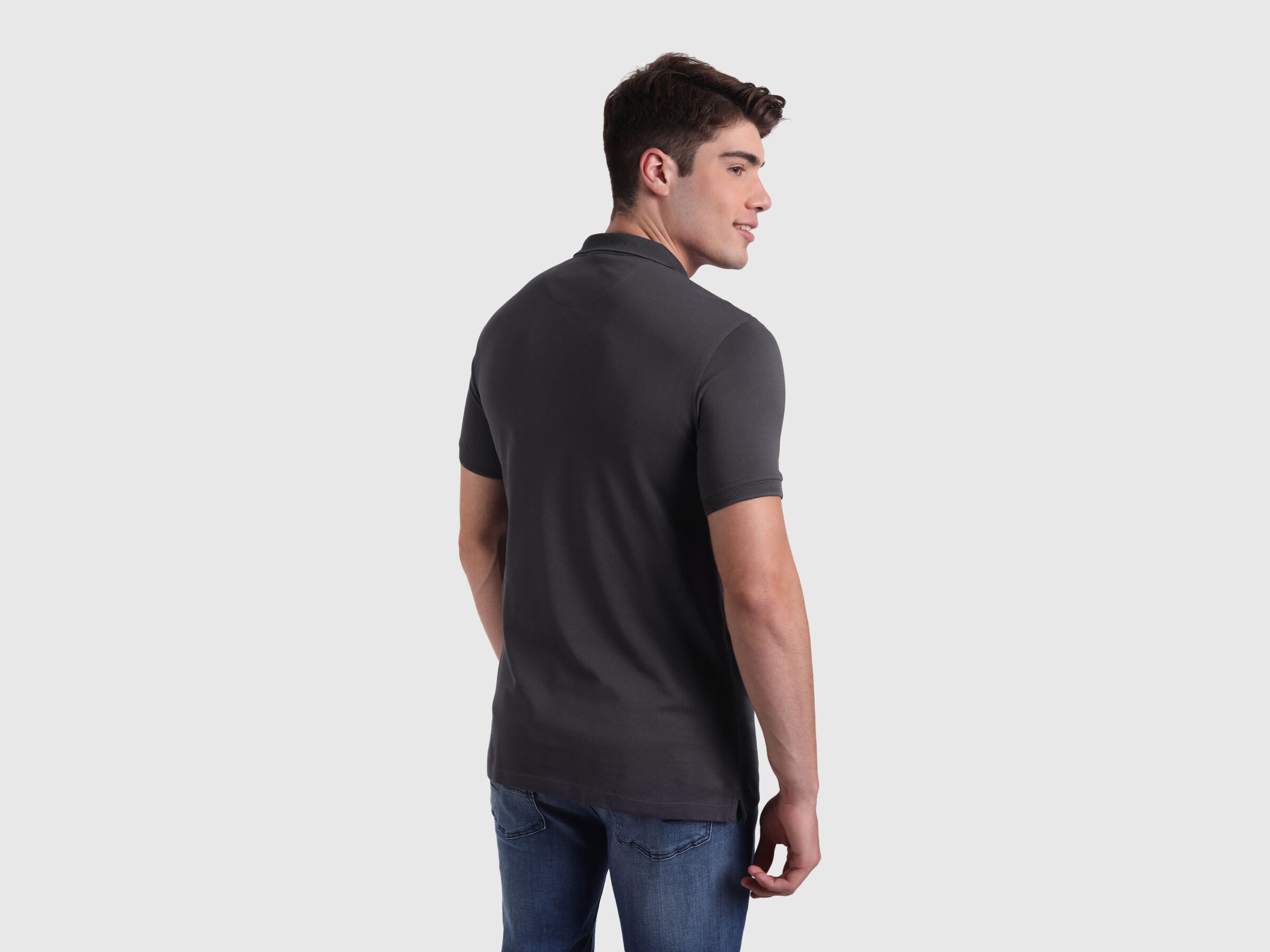 Double mercerised pique polo image number 2