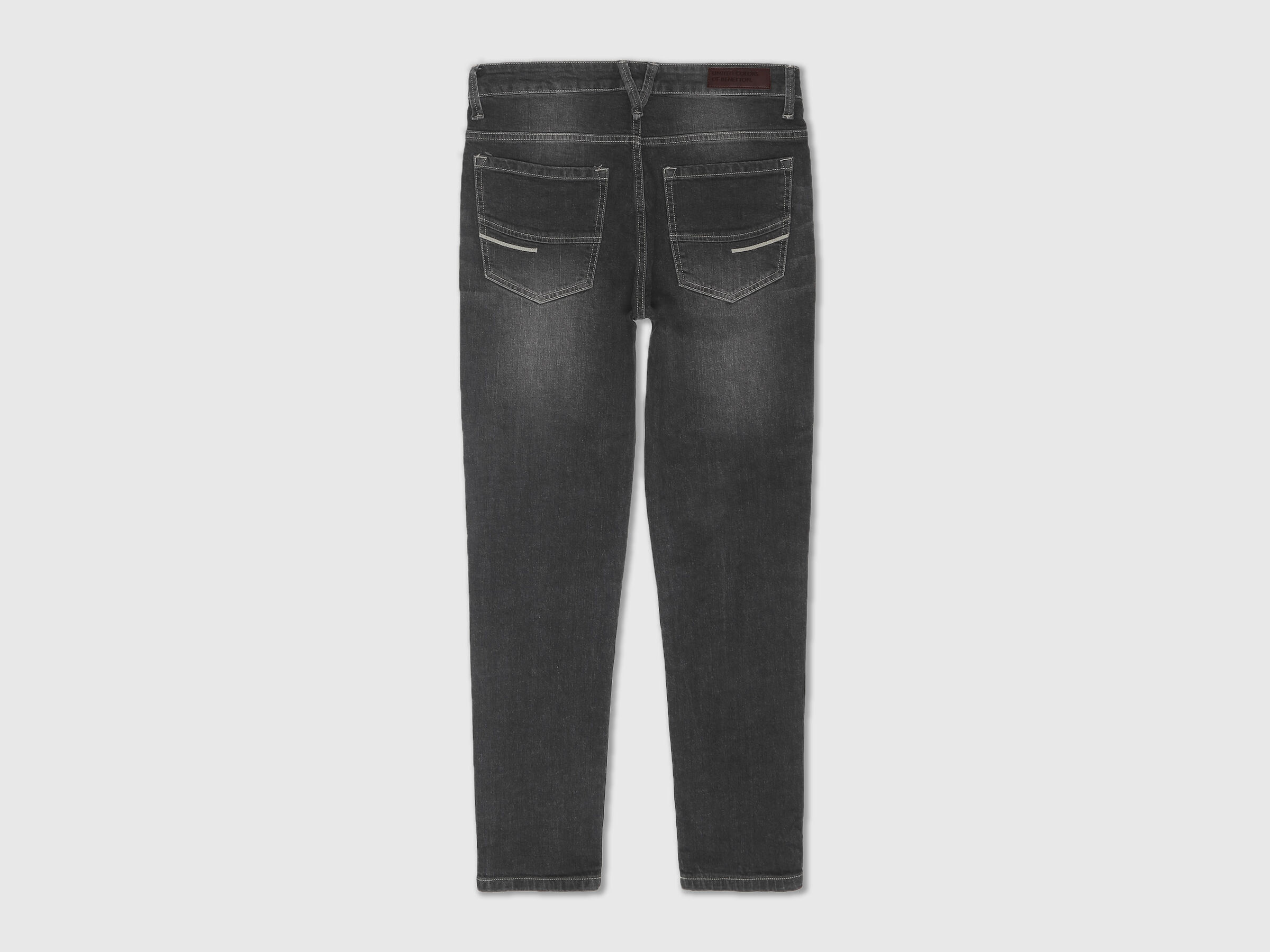 Low Crotch Fit Grey Jeans image number 6