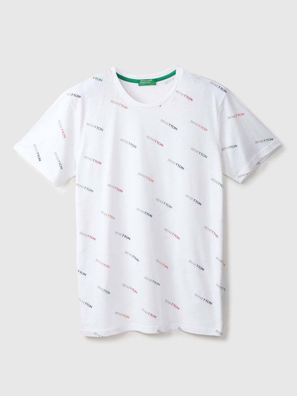 DIAGONAL BENETTON AOP TEE image number 1