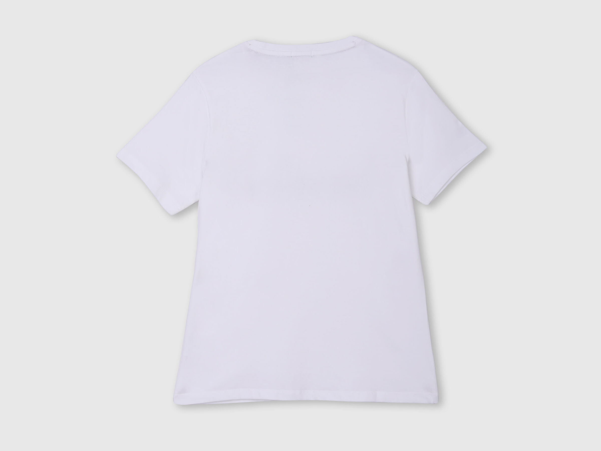 Technique T-Shirt with Benetton Text Logo image number 7