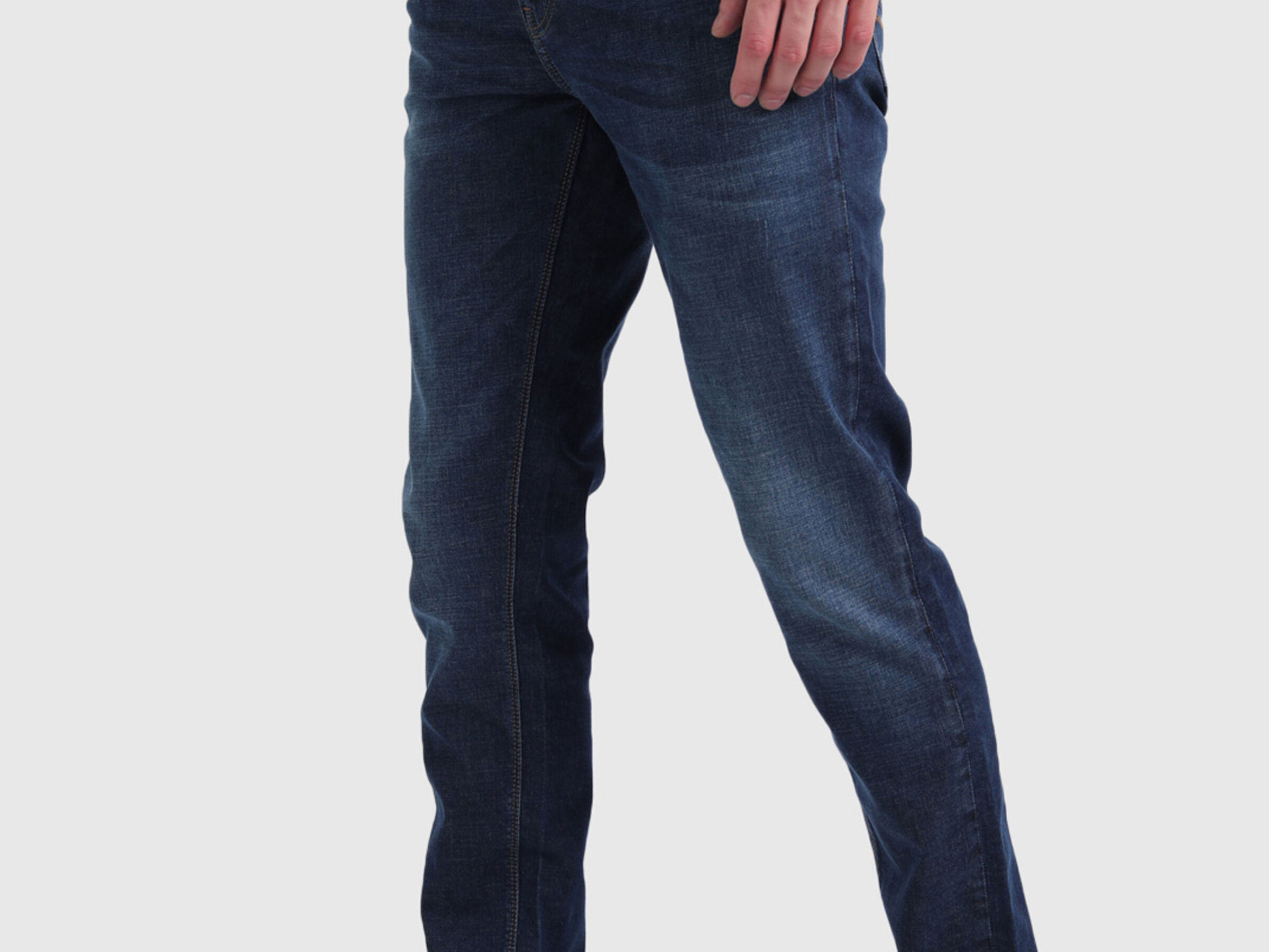 Mid Shade Washed  Skinny Jeans image number 1