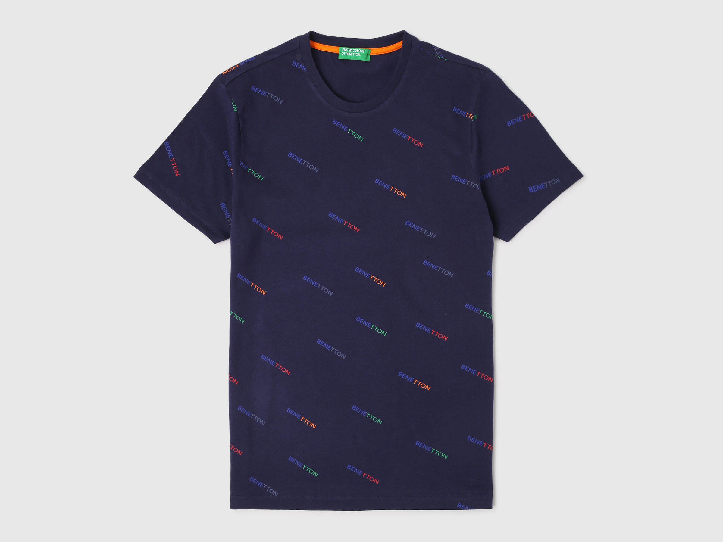 Short Sleeve Printed Round Neck T-Shirt image number 5
