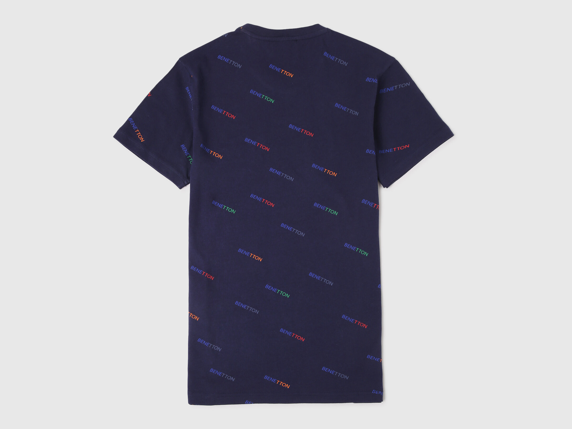 Short Sleeve Printed Round Neck T-Shirt image number 6