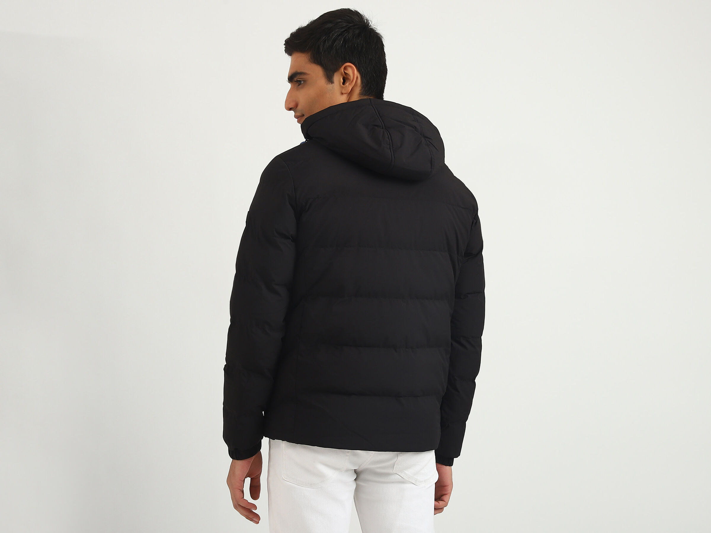 SOFT PUFFER HOODED JACKET image number 2