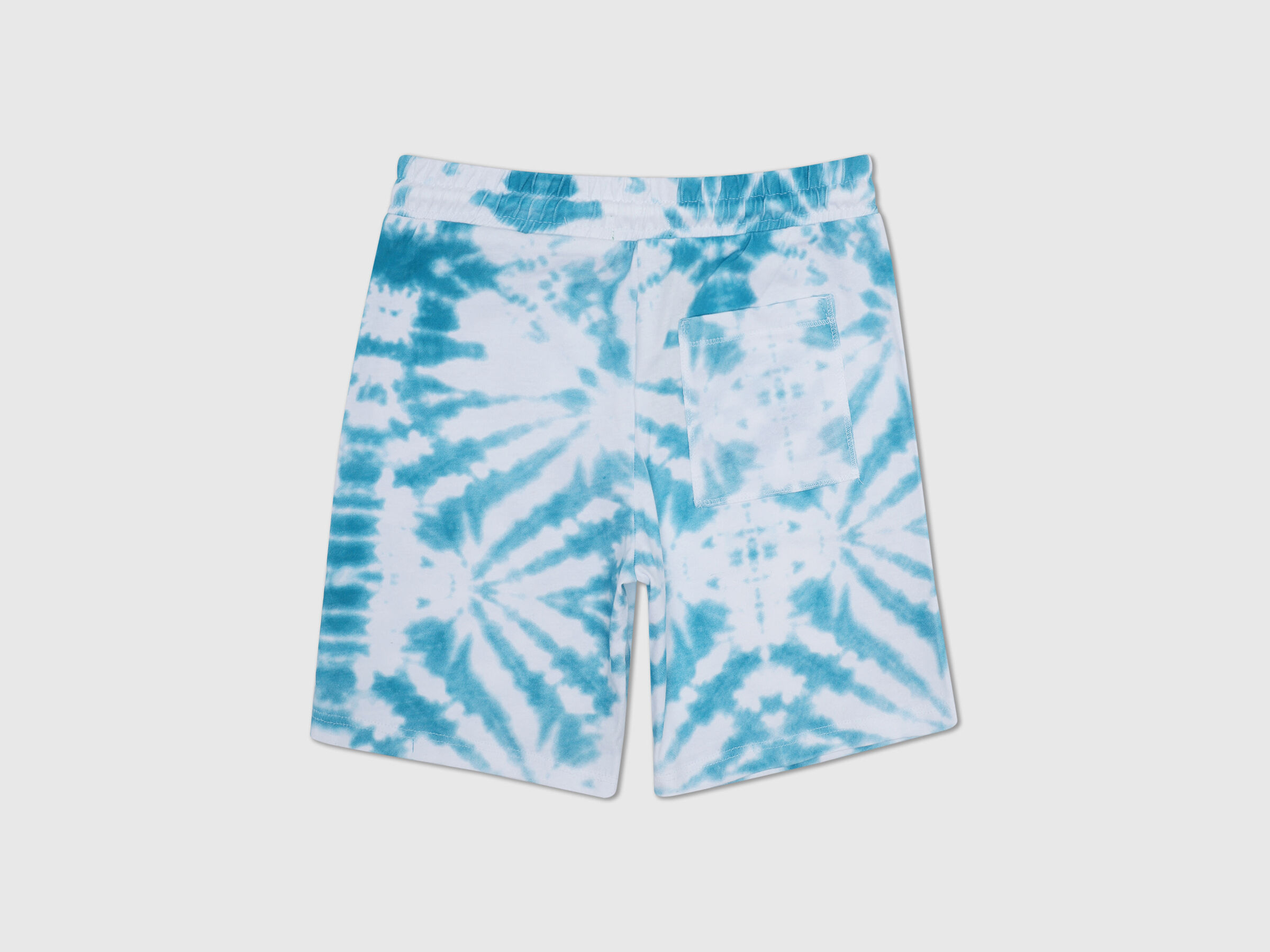 Tie-Dye Placement Print Shorts image number 1