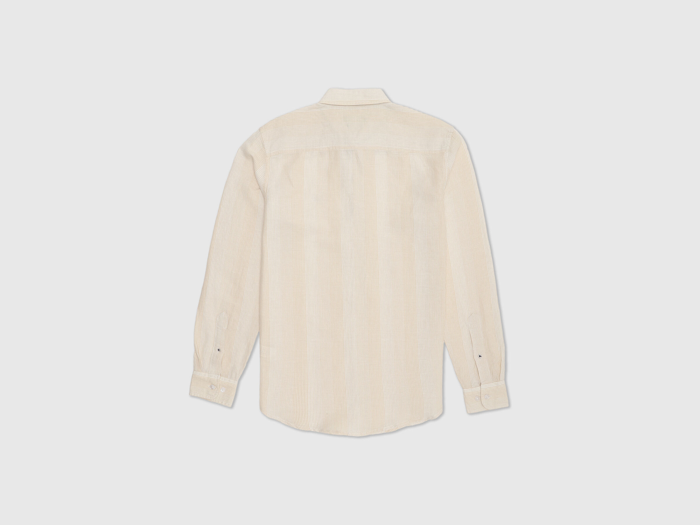Full Sleeve Cotton Linen Stripe Shirt image number 6