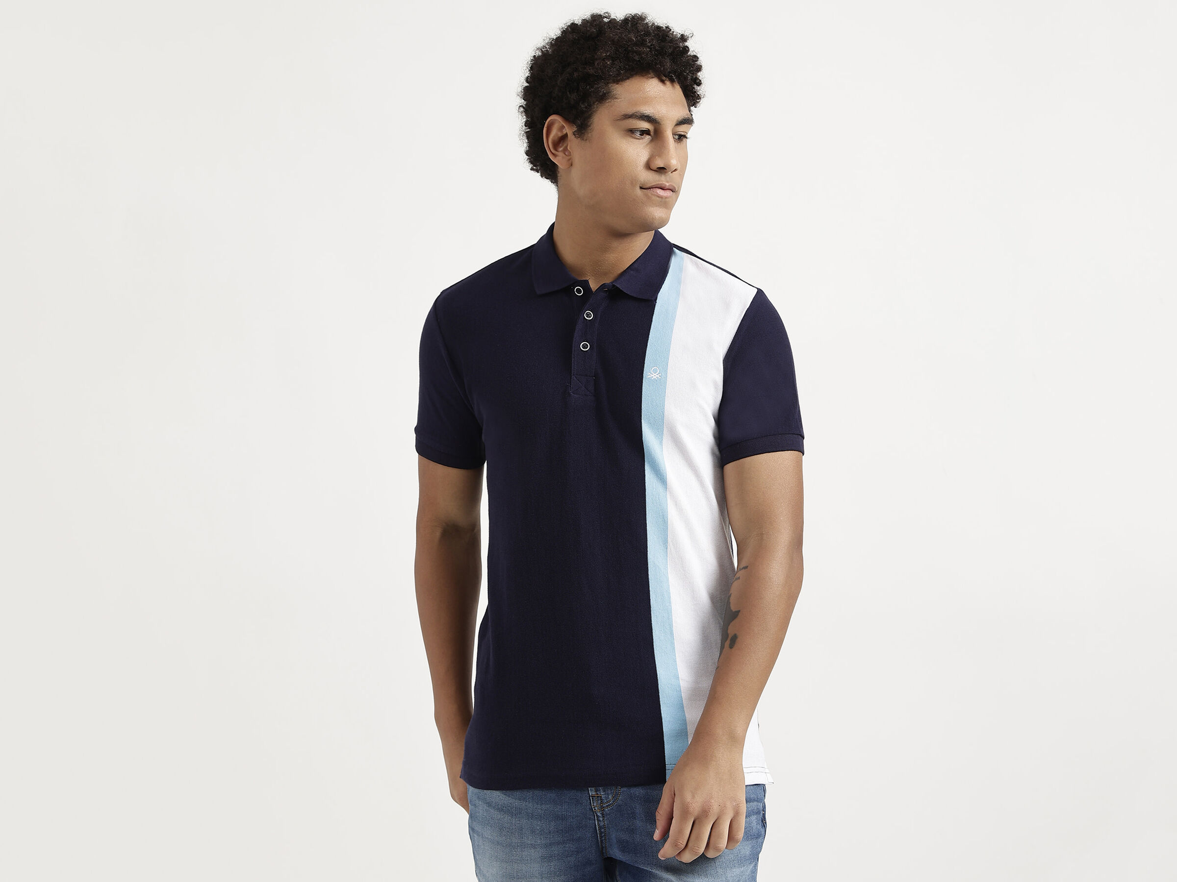 VERTICAL STRIPED POLO image number 0
