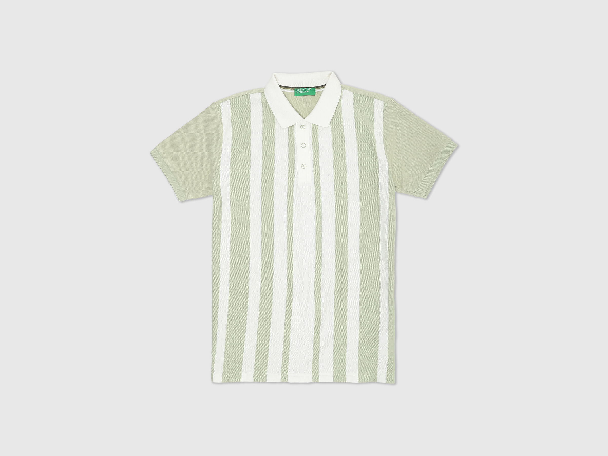 Gradation Vertical Striped Polo image number 5