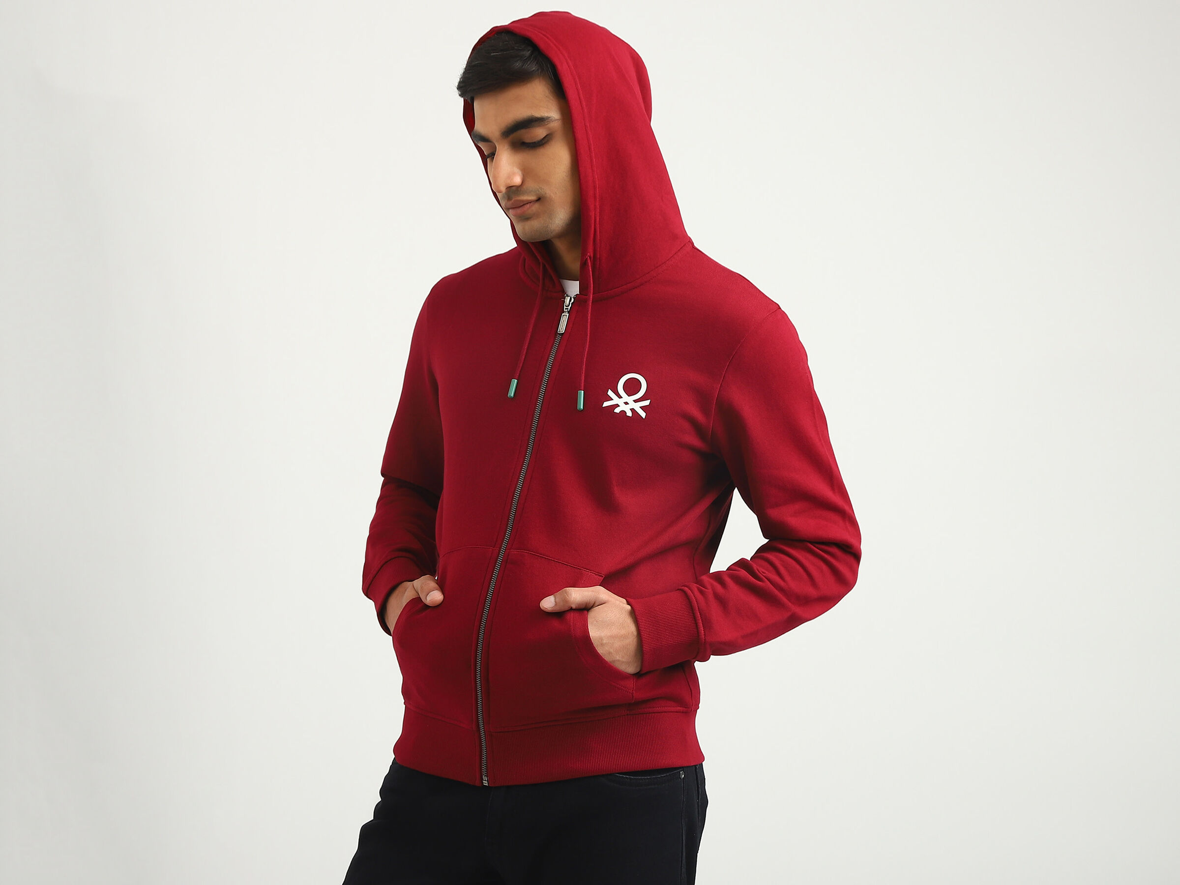 Basic Front Open Hoodie image number 1