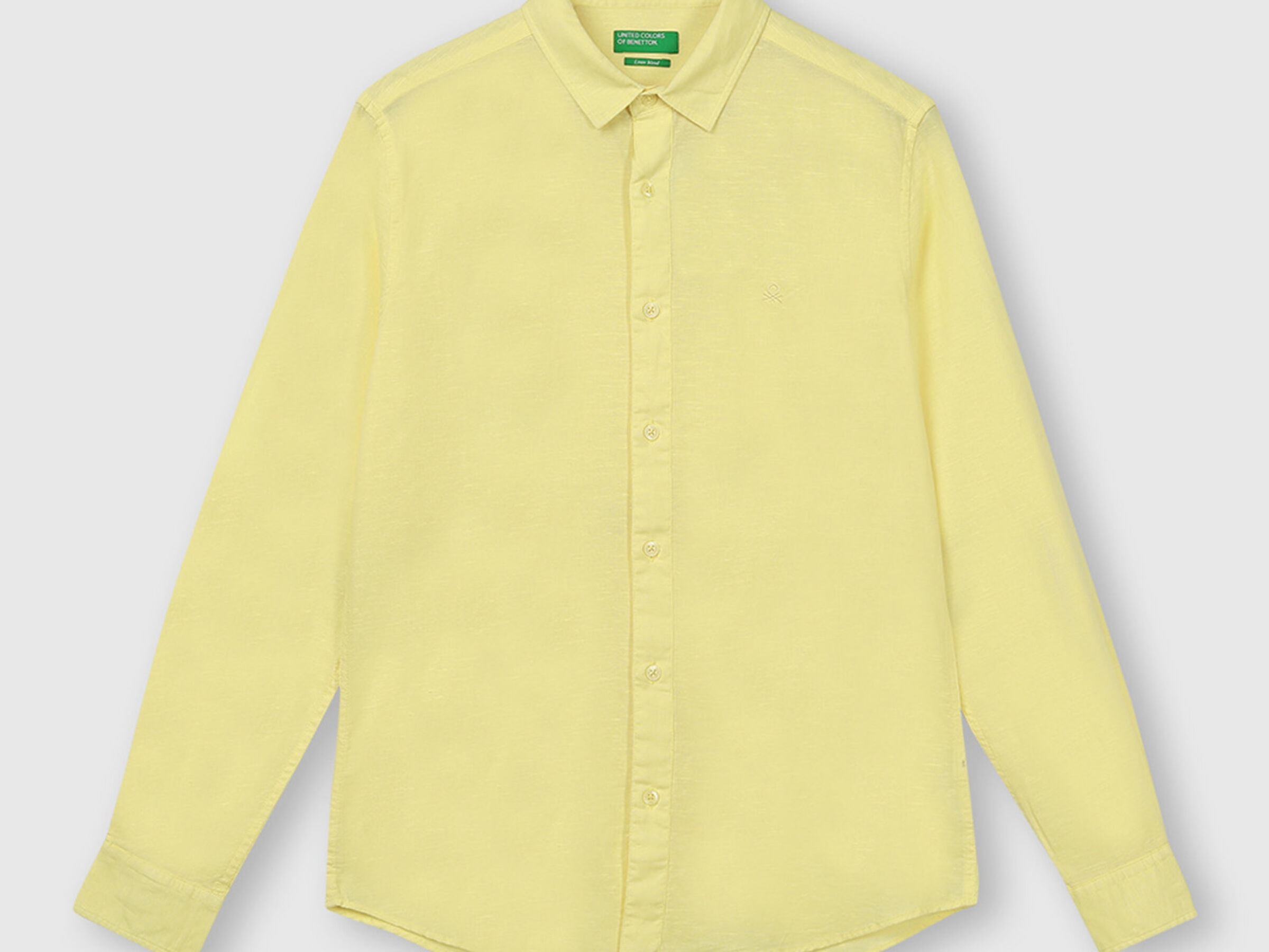 Long Sleeve Linen Blend Shirt image number 4