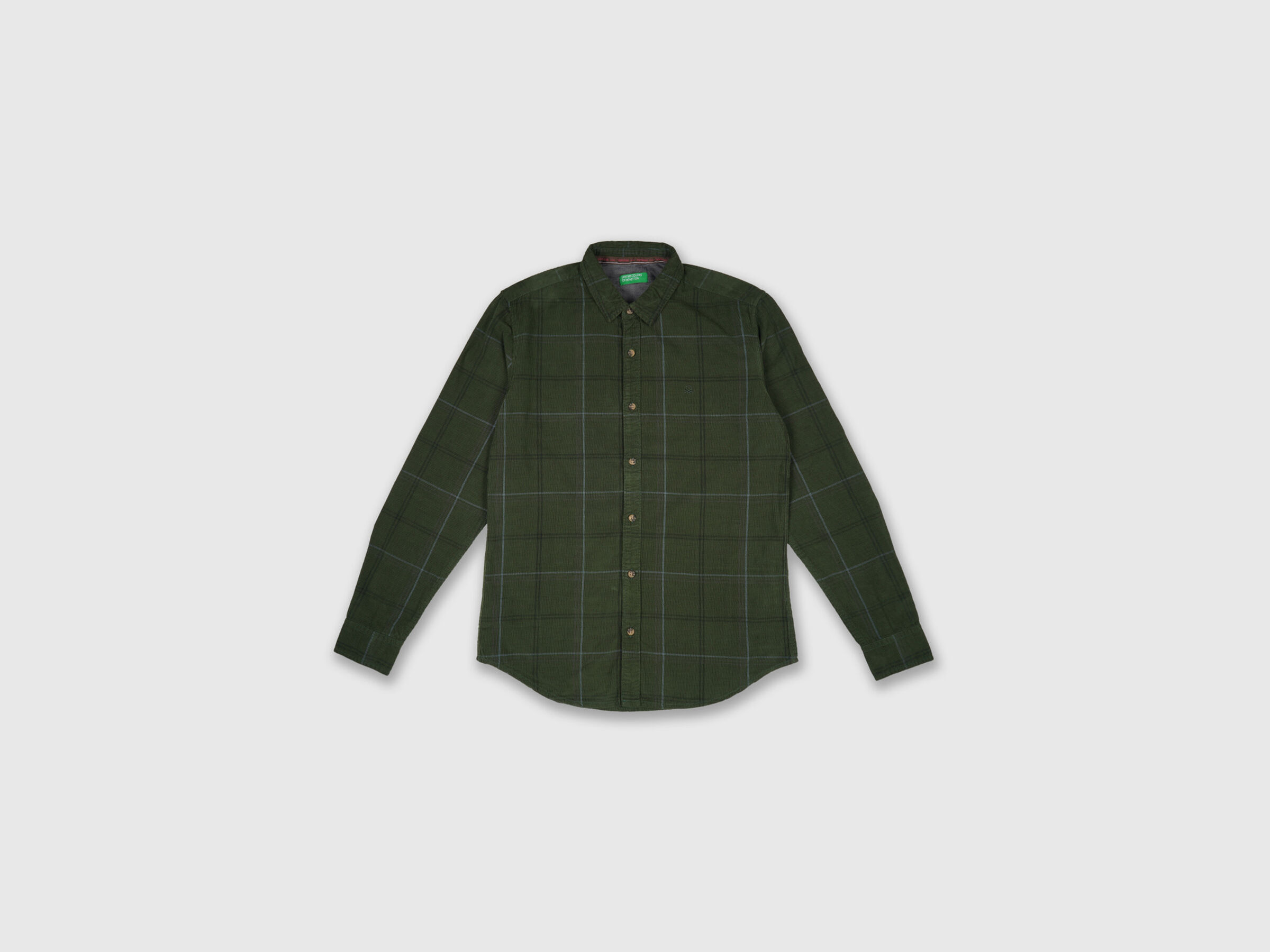 Fill Sleeve Corduroy Check Shirt image number 4