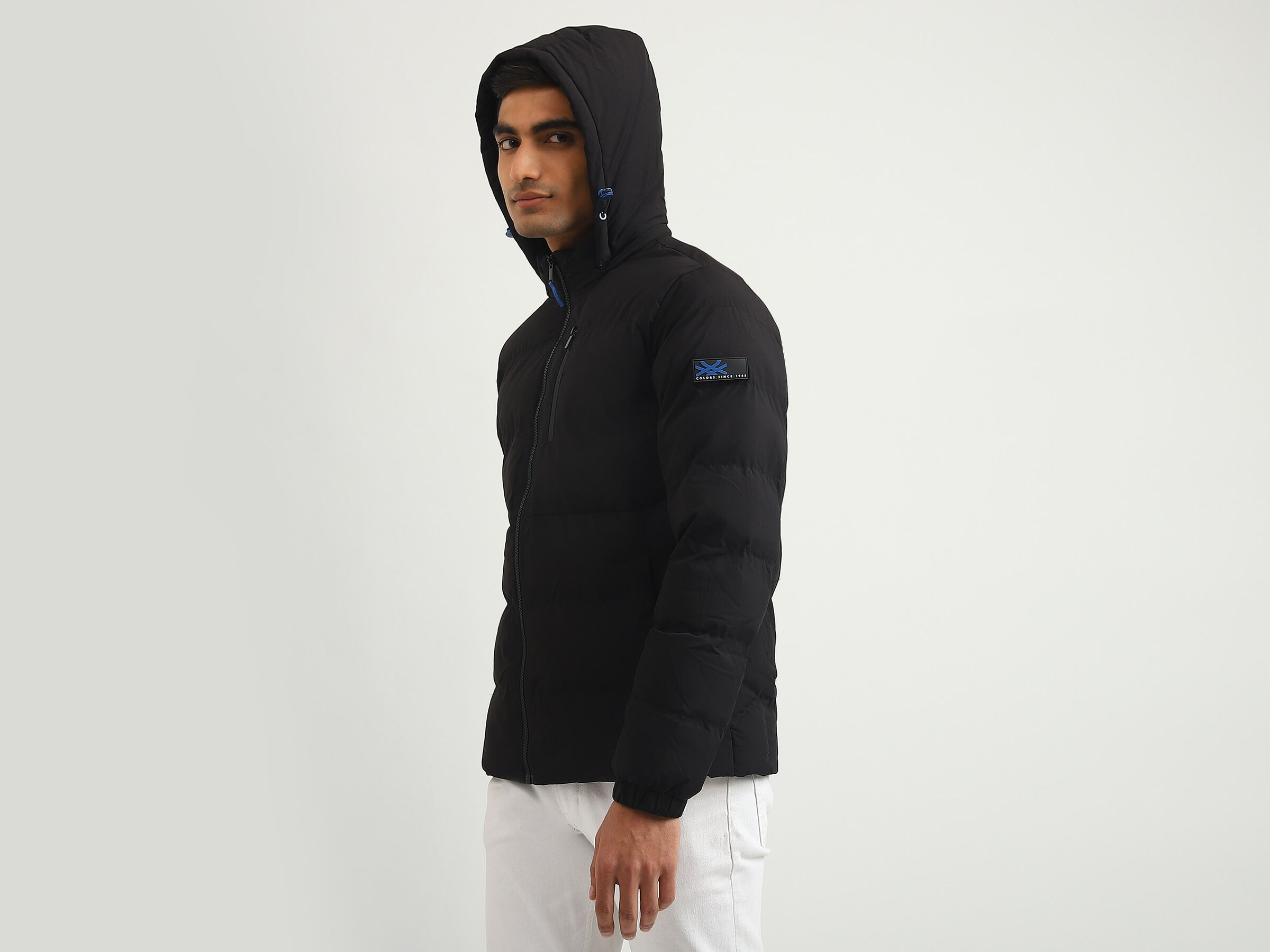 SOFT PUFFER HOODED JACKET image number 1