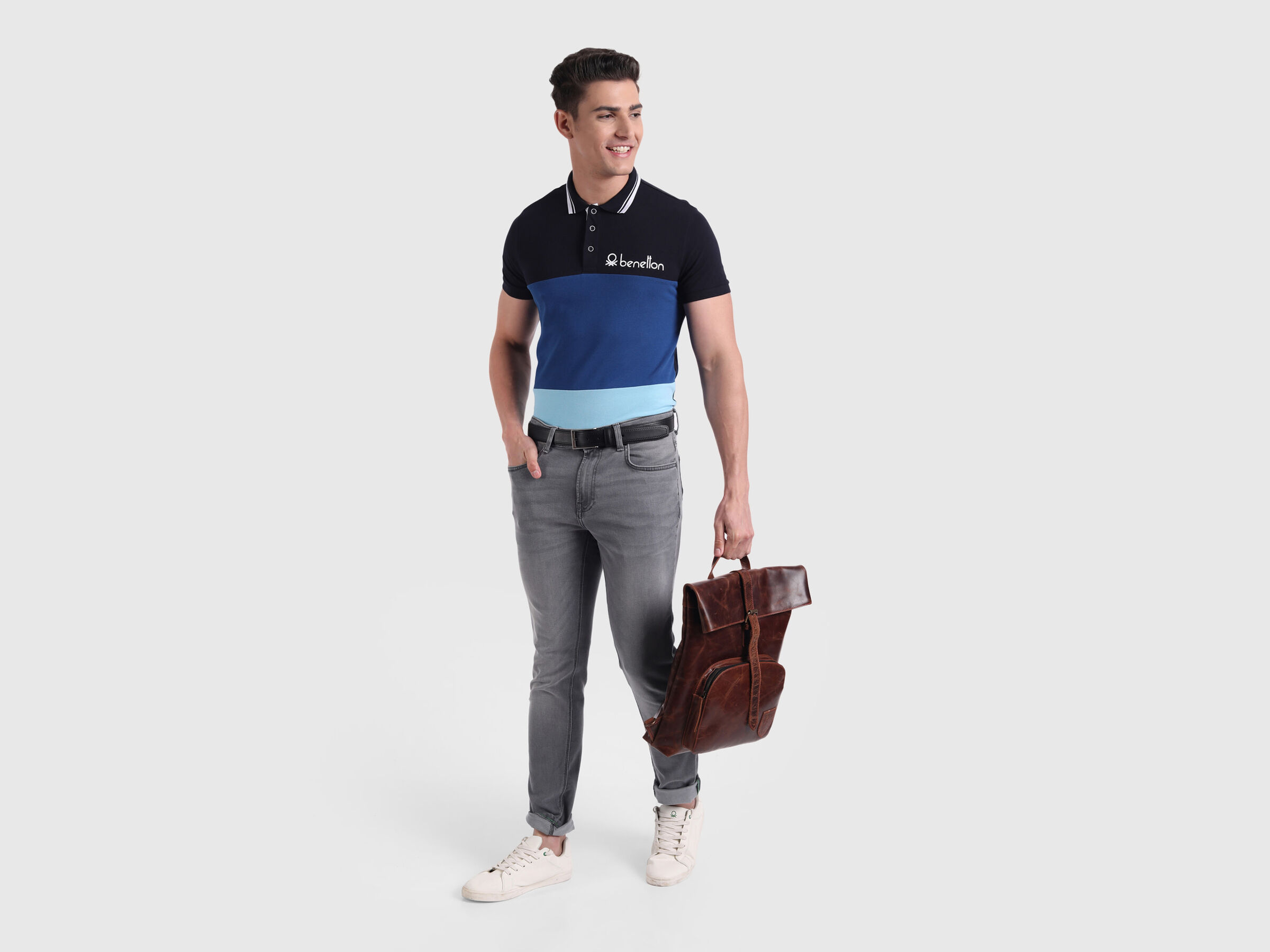 Color Block Polo image number 3